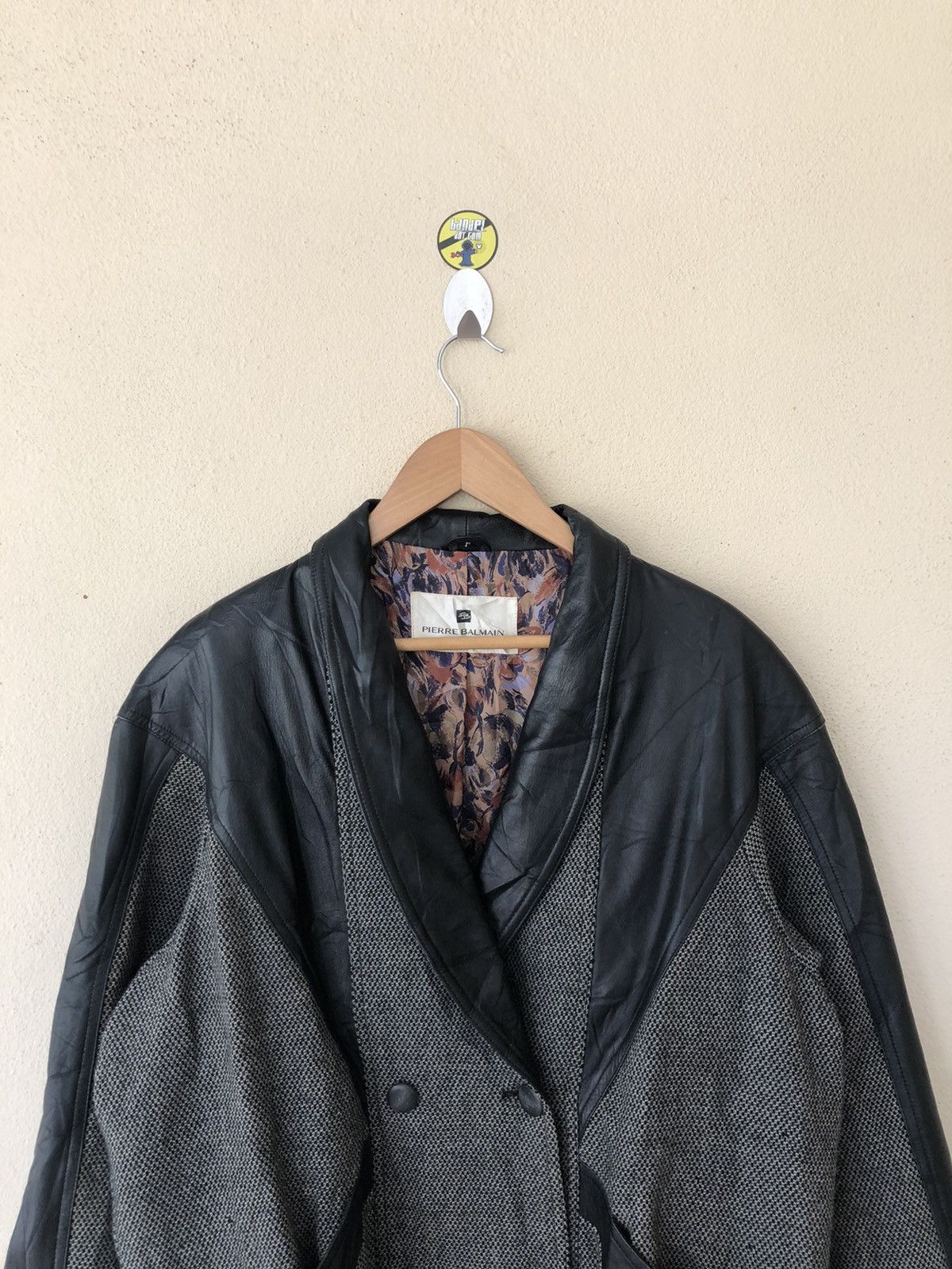 Genuine Leather × Pierre Balmain × Vintage VINTAGE PIERRE BALMAIN JACKET/COAT Size US L / EU 52-54 / 3 - 3 Thumbnail