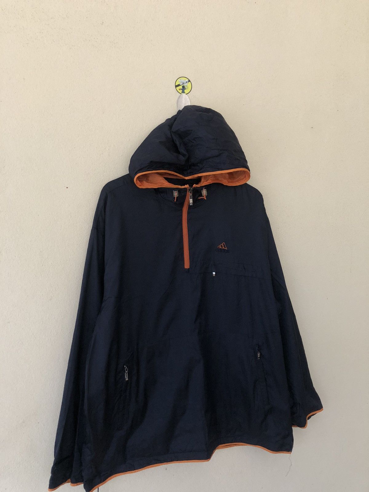 Adidas × Vintage Vintage Adidas Anorak Jacket Size US L / EU 52-54 / 3 - 3 Thumbnail