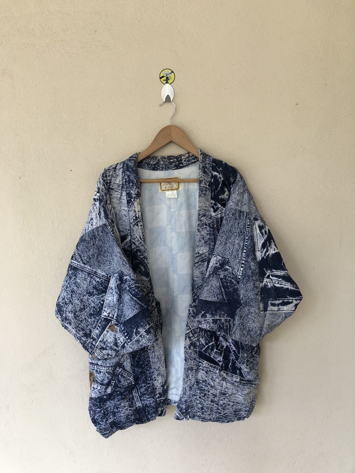 Vintage Le Tour de France Overprinted Japanese Kimonos Size US L / EU 52-54 / 3 - 3 Thumbnail