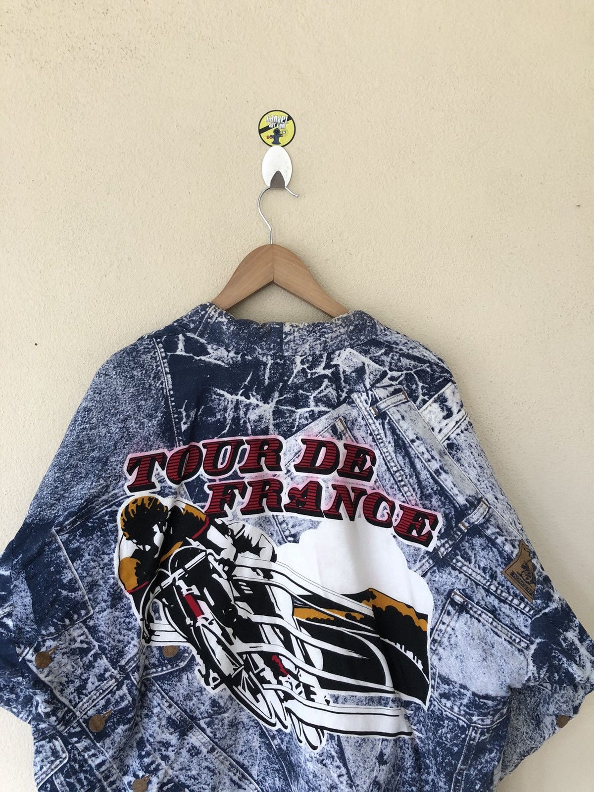 Vintage Le Tour de France Overprinted Japanese Kimonos Size US L / EU 52-54 / 3 - 2 Thumbnail