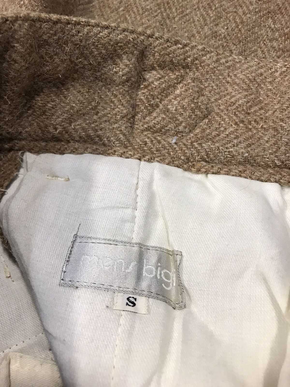 90s Mens Bigi Woven Pant Workwear Designer Fashion
