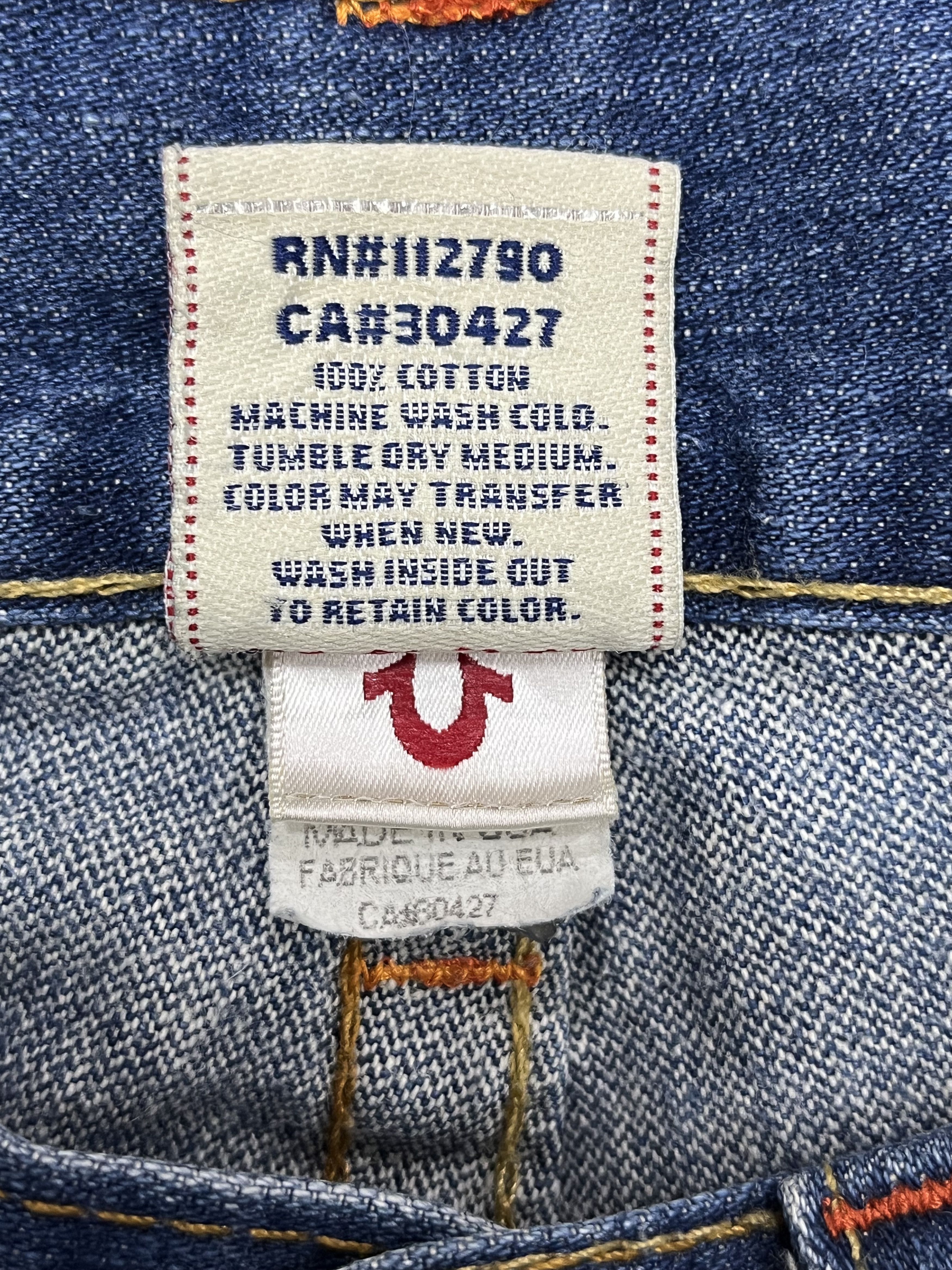 True Religion 🔥TRUE RELIGION Distressed Denim Flare Jeans Made In USA Size US 32 / EU 48 - 12 Thumbnail