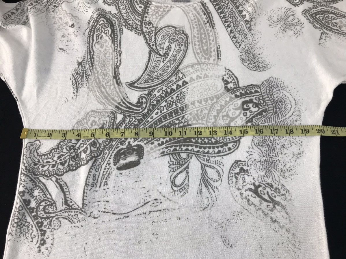 Japanese Brand Paisley Printed Tee T-shirt K2062j Size M / US 6-8 / IT 42-44 - 7 Thumbnail