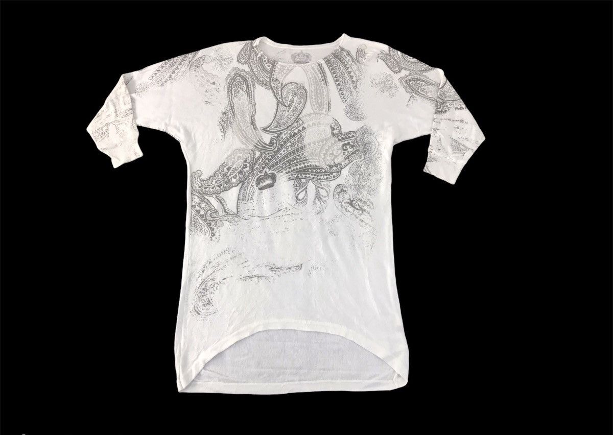 Japanese Brand Paisley Printed Tee T-shirt K2062j Size M / US 6-8 / IT 42-44 - 2 Thumbnail