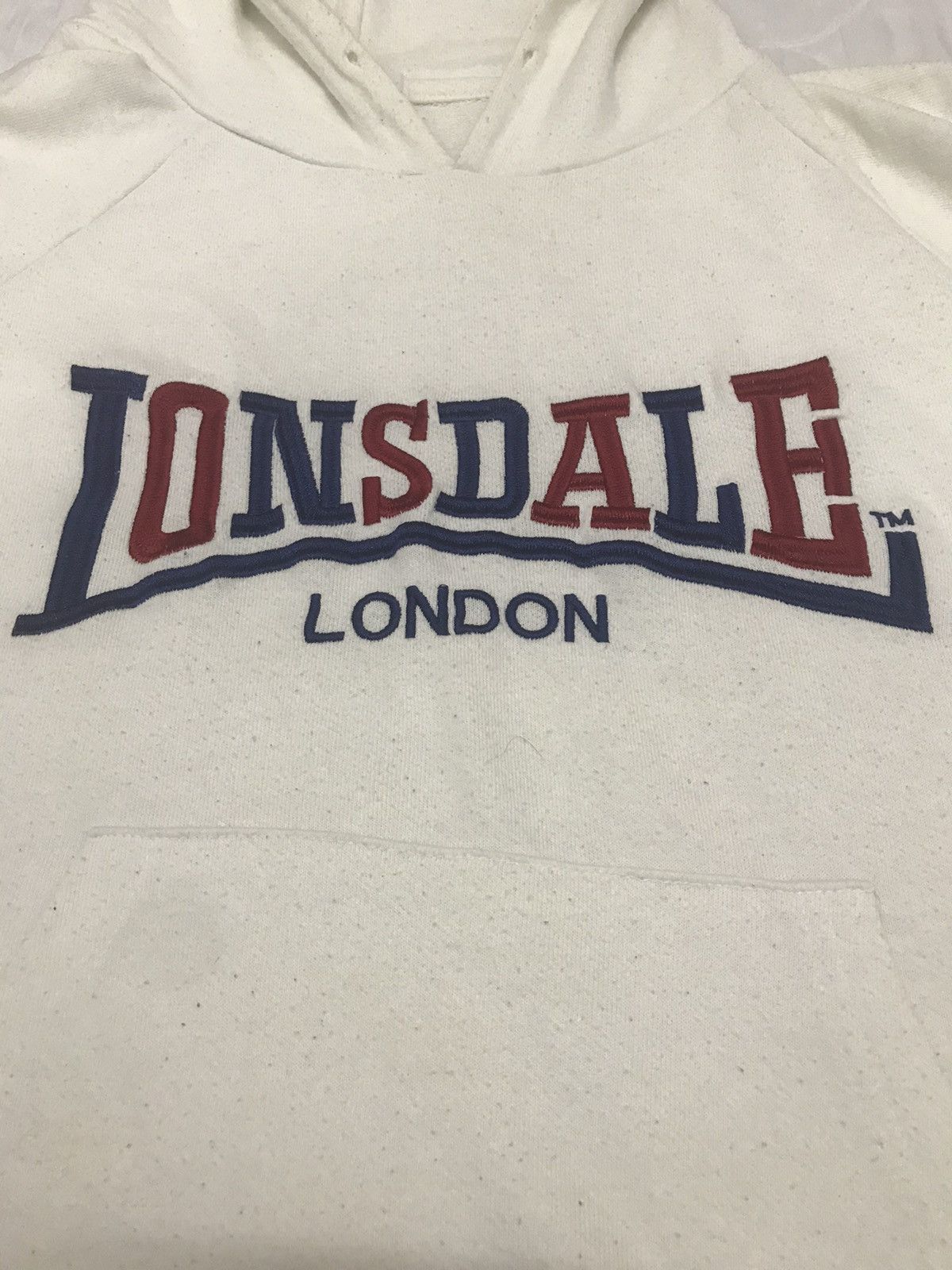 Lonsdale × Vintage Vintage Hoodie Lonsdale Embroidery Spell Out Multicolour Size US M / EU 48-50 / 2 - 2 Thumbnail