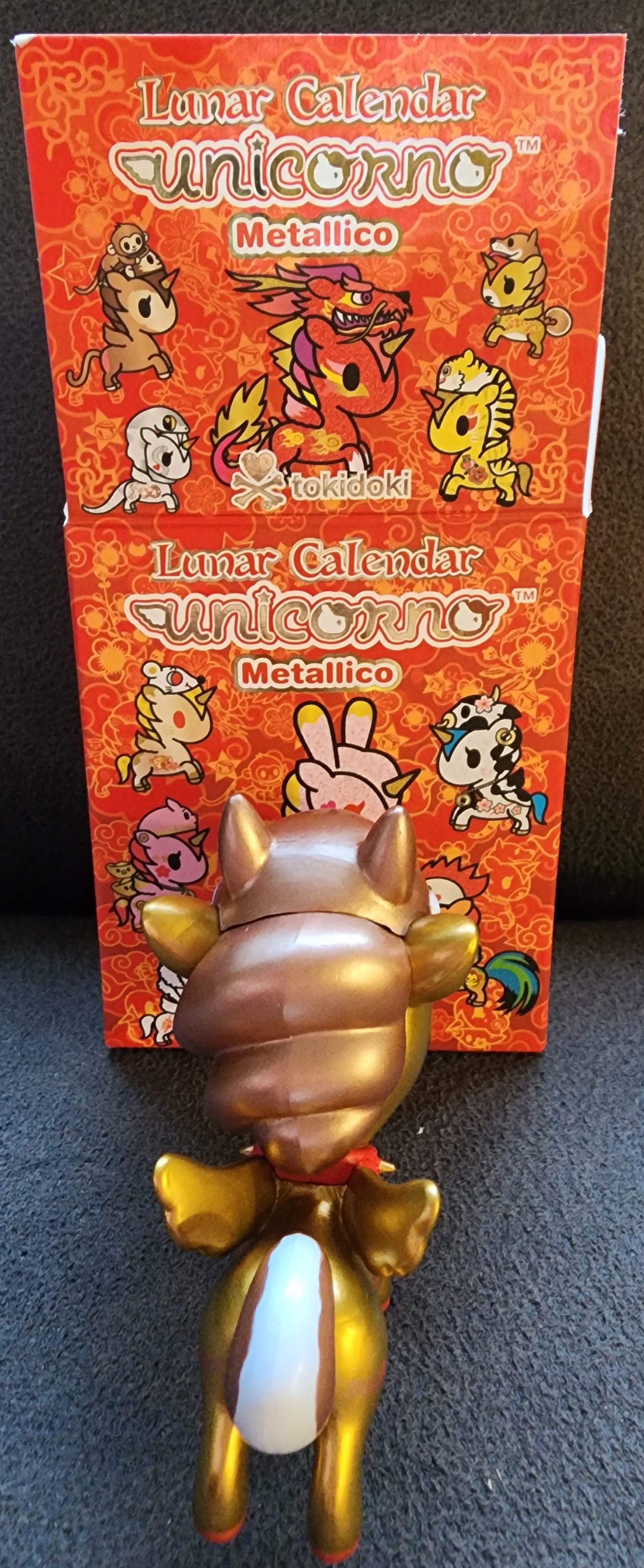 tokidoki Open Box Lunar Unicorno Metallico Year of the Dog 🐕 Size ONE SIZE - 11 Thumbnail