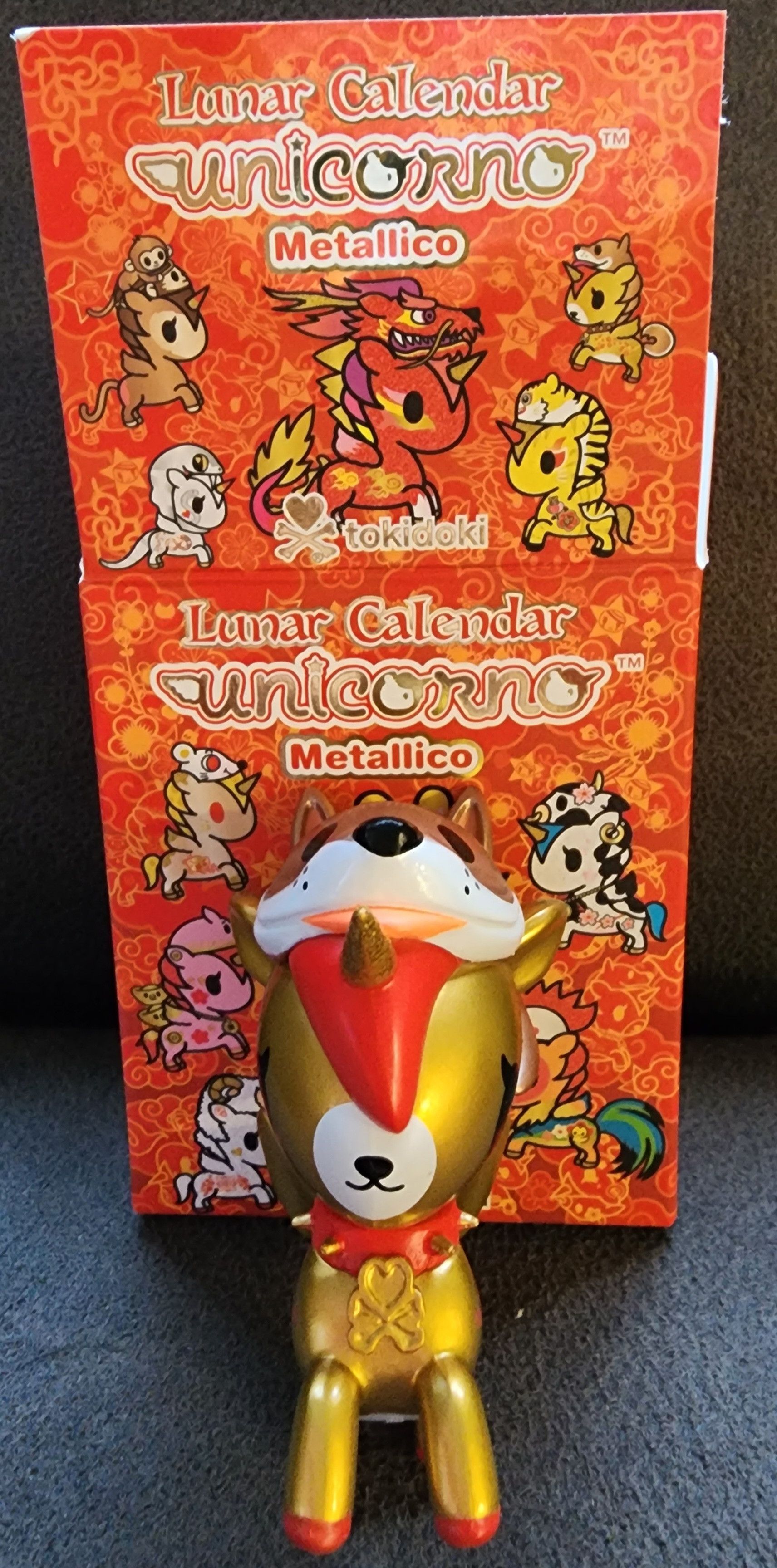 tokidoki Open Box Lunar Unicorno Metallico Year of the Dog 🐕 Size ONE SIZE - 9 Thumbnail