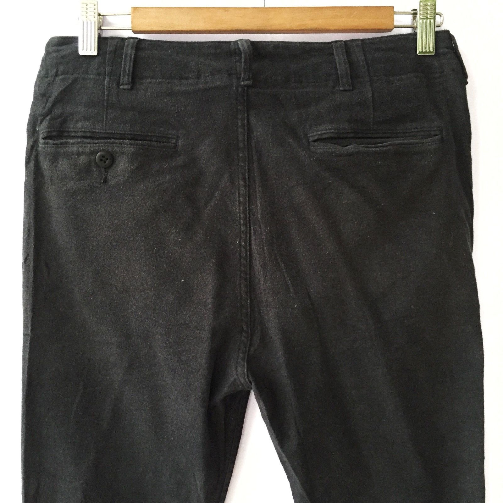 Beams Plus OG Beams Plus 🇯🇵 Black Slim Fit Casual Pants Size US 30 / EU 46 - 7 Thumbnail