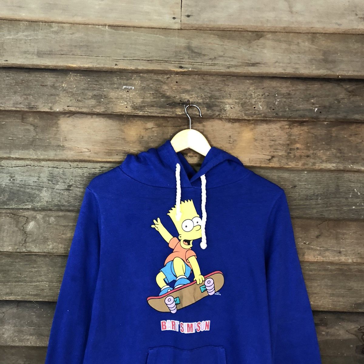 Cartoon Network Bard The Simpson Blue Hoodies sweatshirt #413B Size US M / EU 48-50 / 2 - 9 Thumbnail