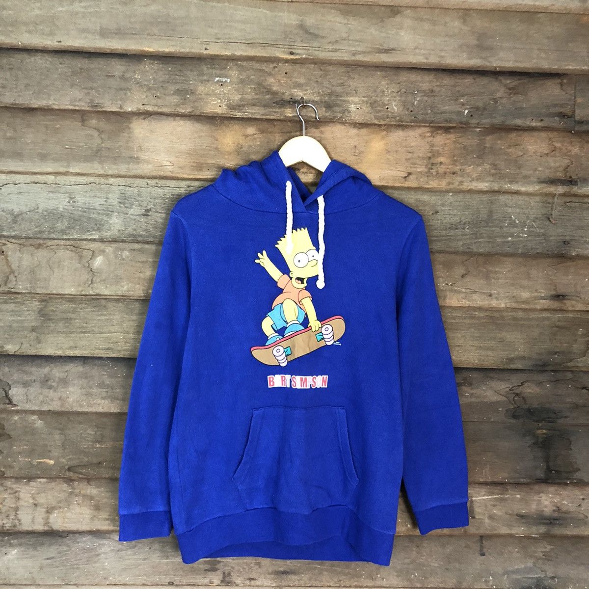 Cartoon Network Bard The Simpson Blue Hoodies sweatshirt #413B Size US M / EU 48-50 / 2 - 3 Thumbnail