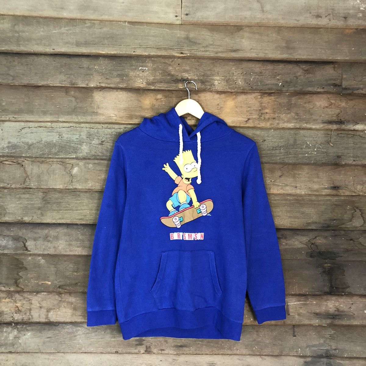 Cartoon Network Bard The Simpson Blue Hoodies sweatshirt #413B Size US M / EU 48-50 / 2 - 1 Thumbnail