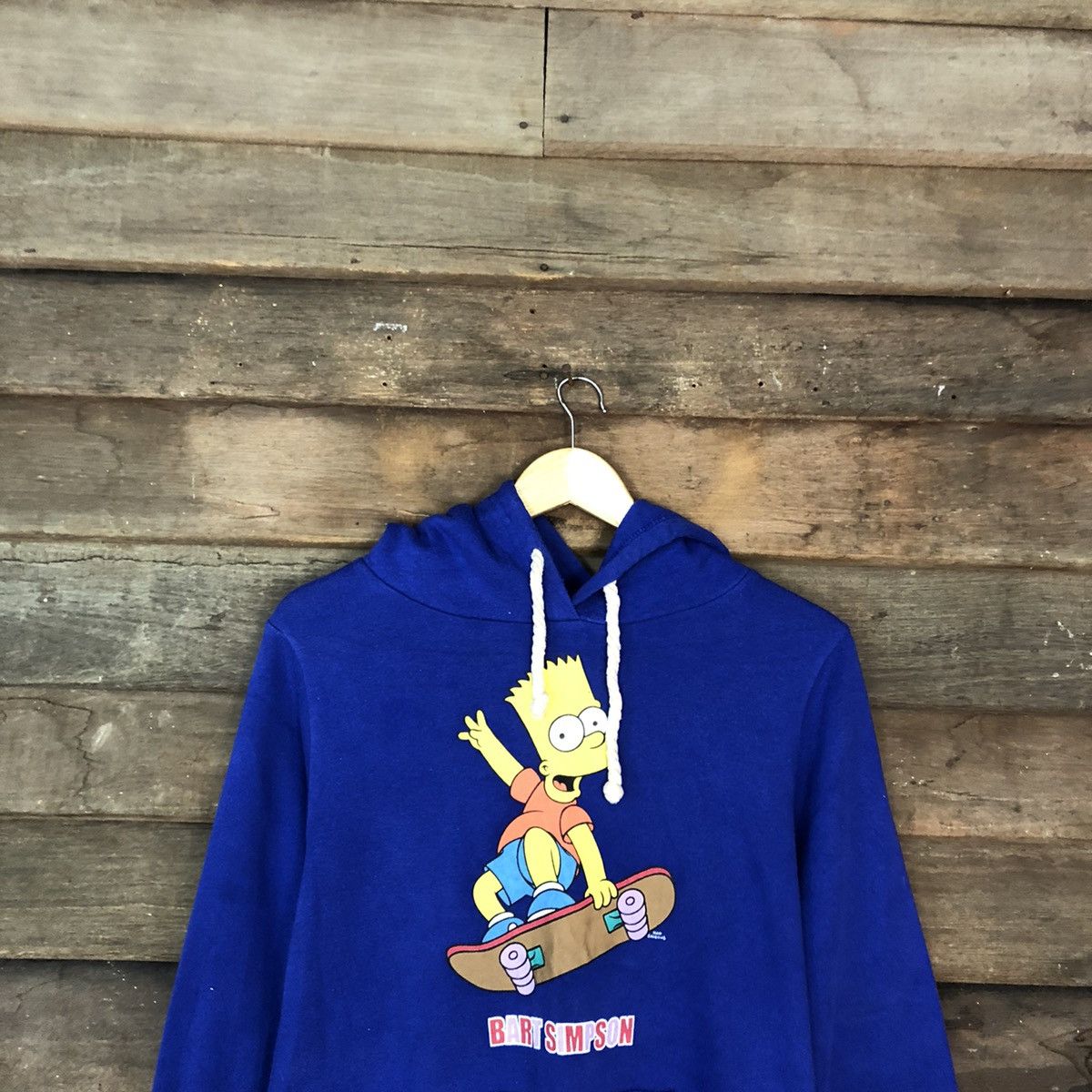 Cartoon Network Bard The Simpson Blue Hoodies sweatshirt #413B Size US M / EU 48-50 / 2 - 2 Thumbnail