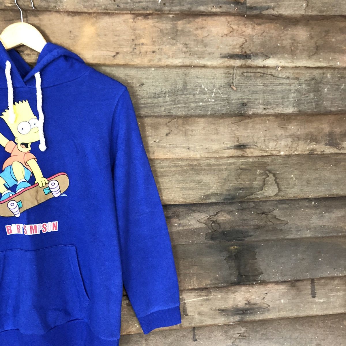 Cartoon Network Bard The Simpson Blue Hoodies sweatshirt #413B Size US M / EU 48-50 / 2 - 5 Thumbnail