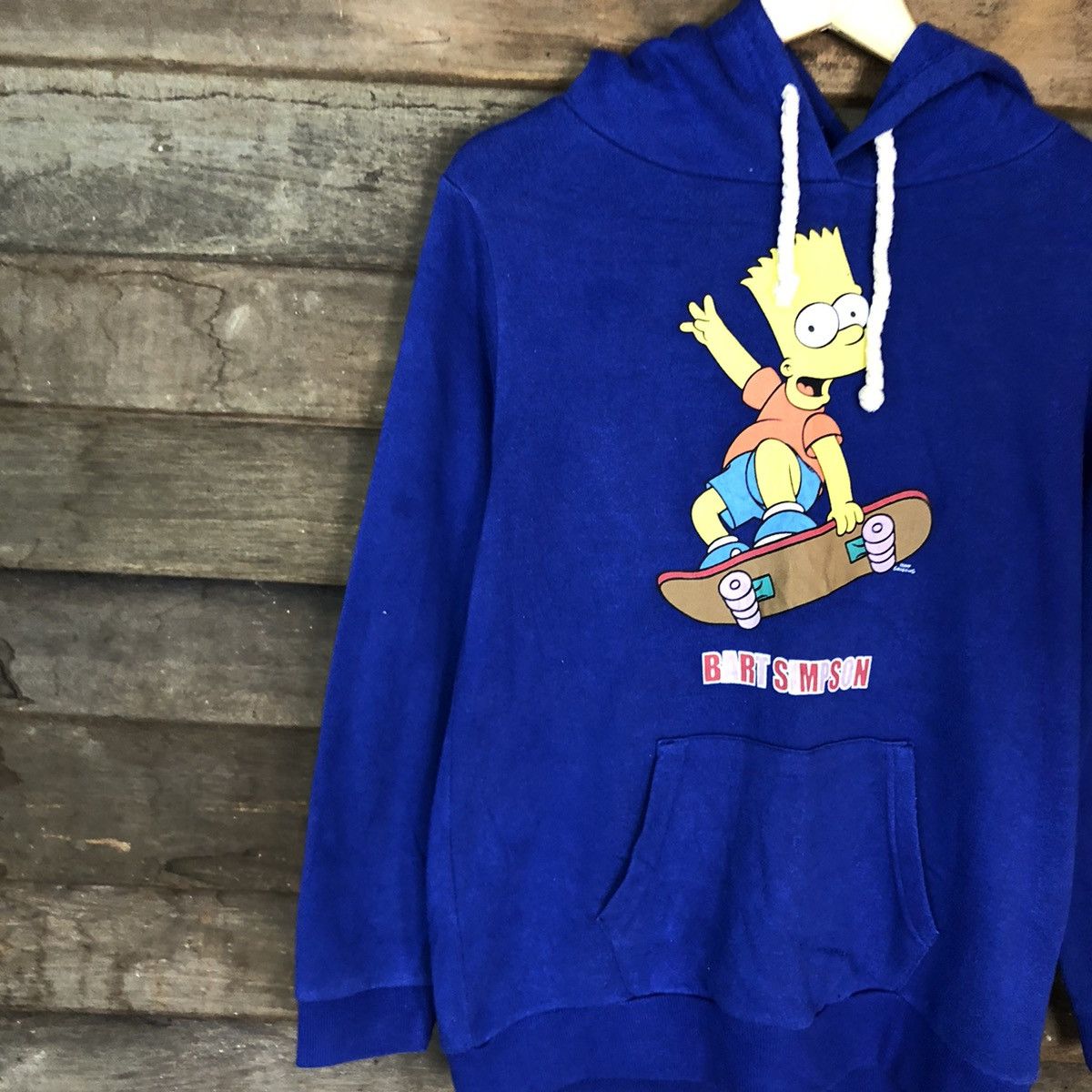 Cartoon Network Bard The Simpson Blue Hoodies sweatshirt #413B Size US M / EU 48-50 / 2 - 7 Thumbnail