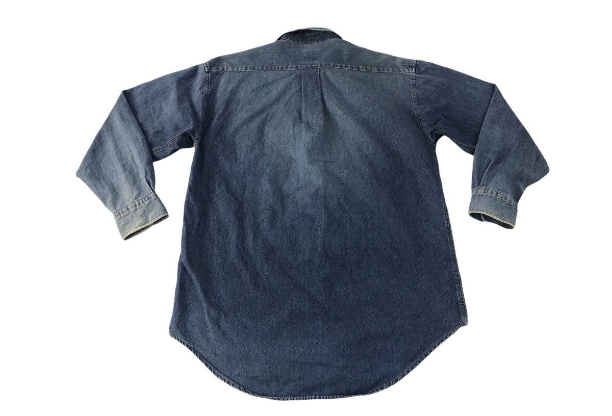 U.S. Polo Assn. × Vintage USPA US Polo Association Denim Jacket Trucker Single Pockets Size US L / EU 52-54 / 3 - 2 Thumbnail