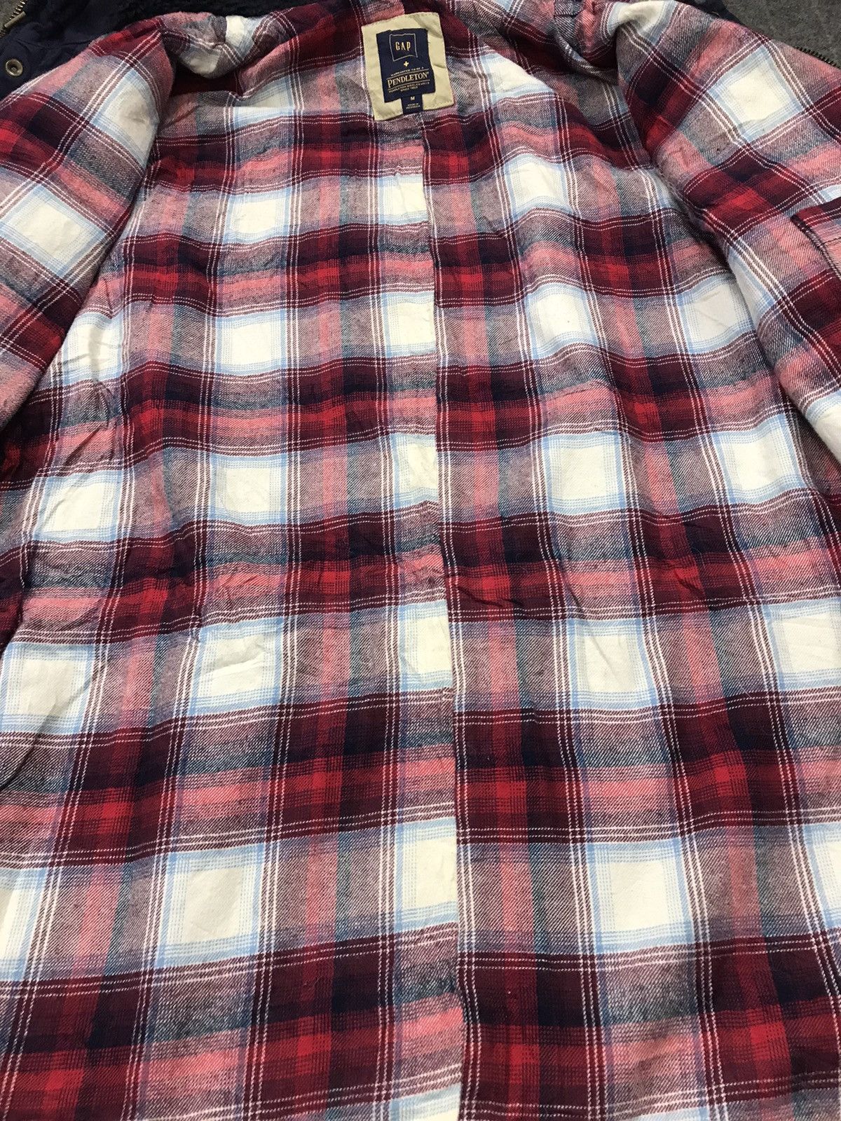 Gap × Pendleton Gap x Pendleton Woolen Mill Hoodies Checked Inner K2069j Size US M / EU 48-50 / 2 - 5 Thumbnail