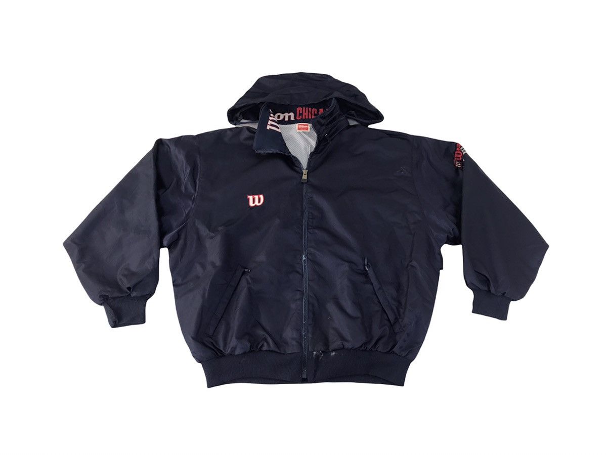 Other Wilson Chicago Zipper Quilted Hoodie Classic Modern K2051j Size US L / EU 52-54 / 3 - 2 Thumbnail