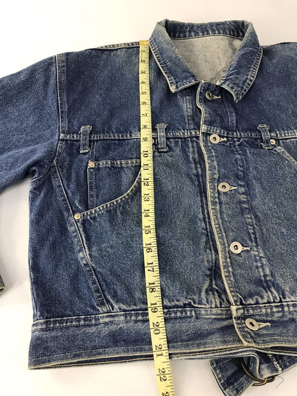 Vintage MODA By Nancy House Jacket Jean Trucker Many Pockets Button Size US M / EU 48-50 / 2 - 10 Thumbnail