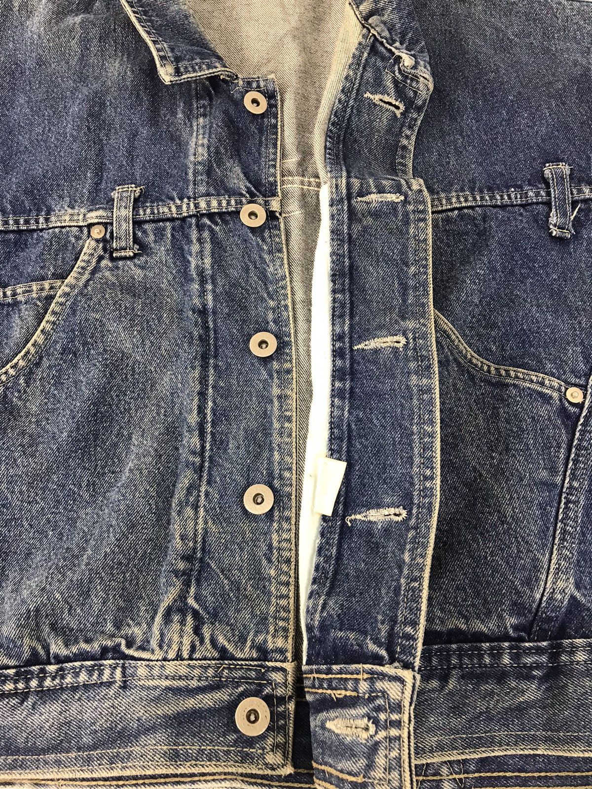 Vintage MODA By Nancy House Jacket Jean Trucker Many Pockets Button Size US M / EU 48-50 / 2 - 4 Thumbnail