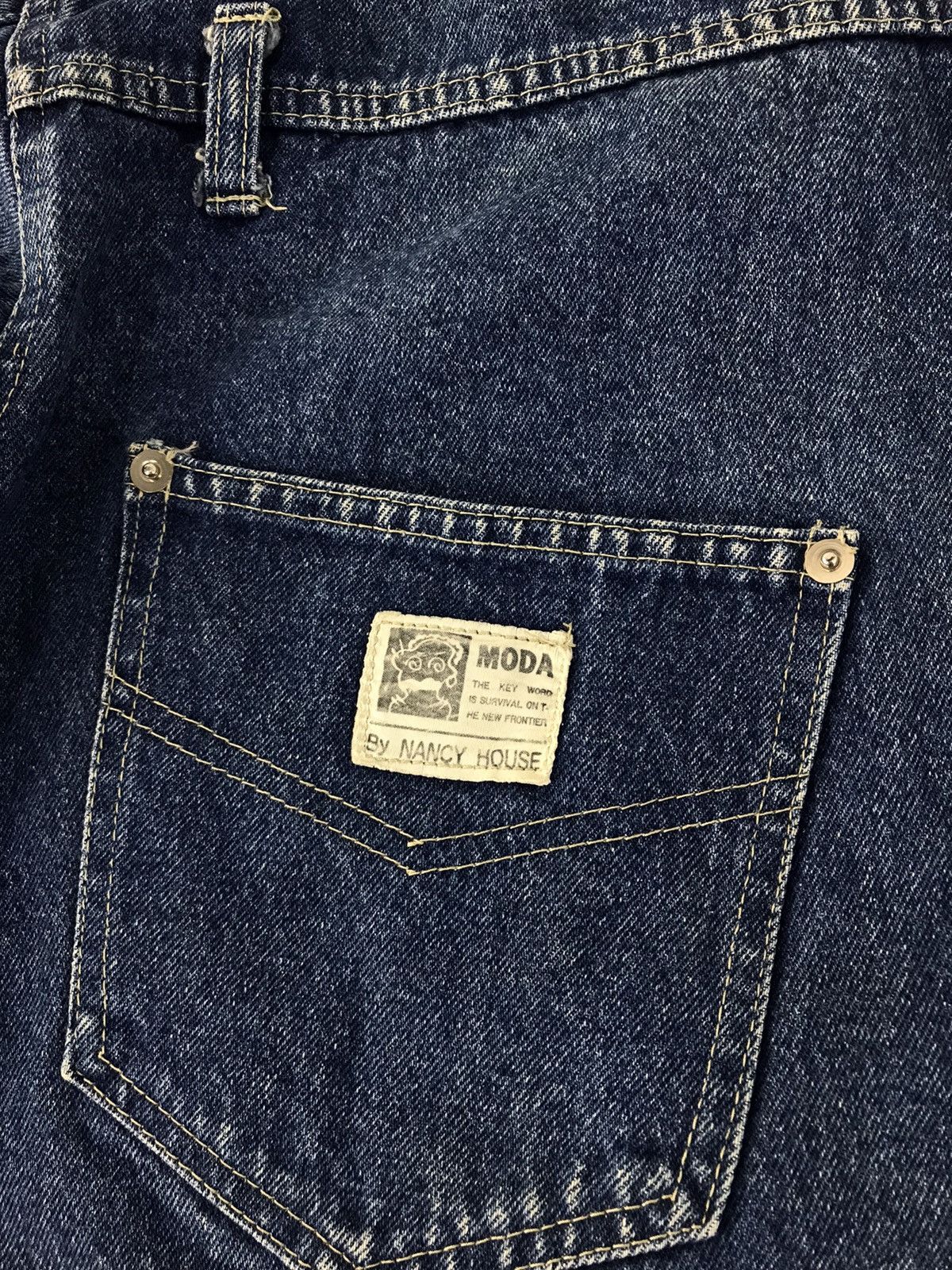 Vintage MODA By Nancy House Jacket Jean Trucker Many Pockets Button Size US M / EU 48-50 / 2 - 6 Thumbnail