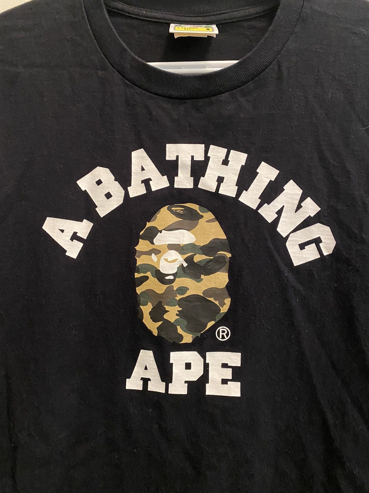 Bape BAPE 1ST CAMO COLLEGE TEE RARE Size US S / EU 44-46 / 1 - 2 Thumbnail