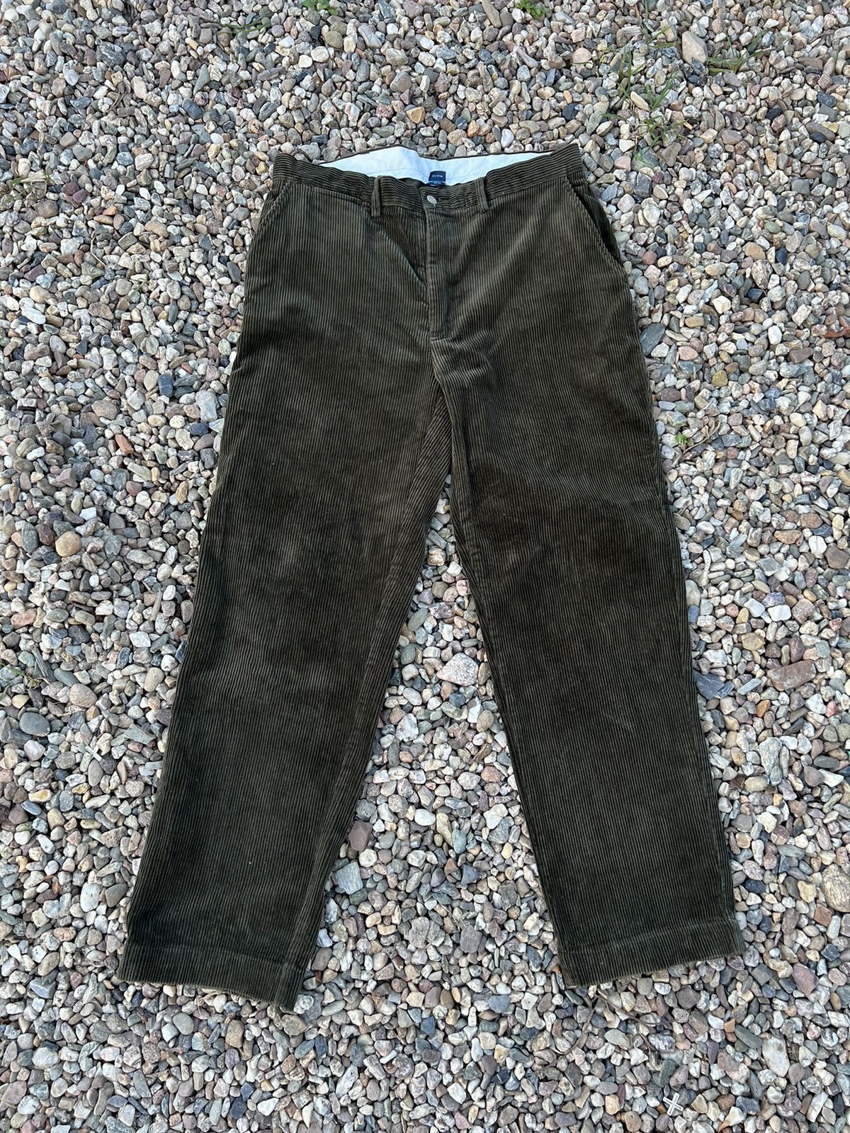 Polo Ralph Lauren Polo Ralph Lauren Corduroy green pants Size US 34 / EU 50 - 1 Thumbnail