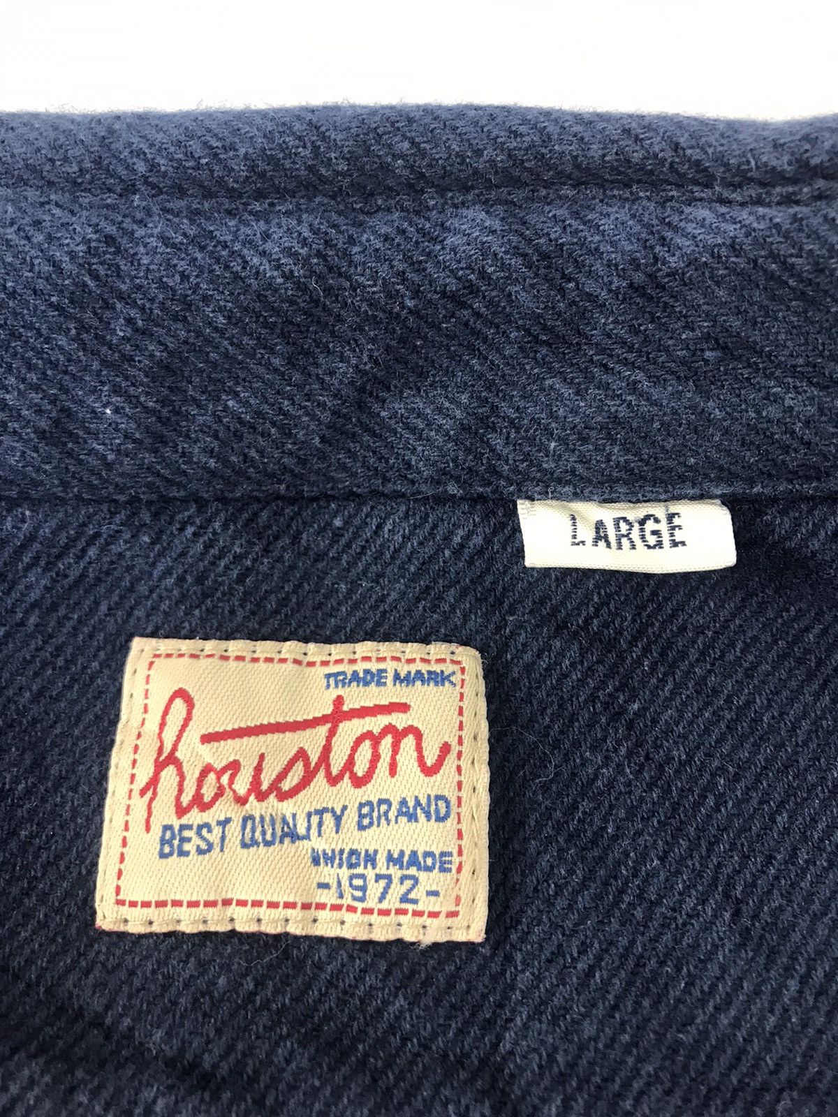 Vintage 90s Houston Union Made Denim Khakis Button Up Shirt K2036j Size US M / EU 48-50 / 2 - 8 Thumbnail