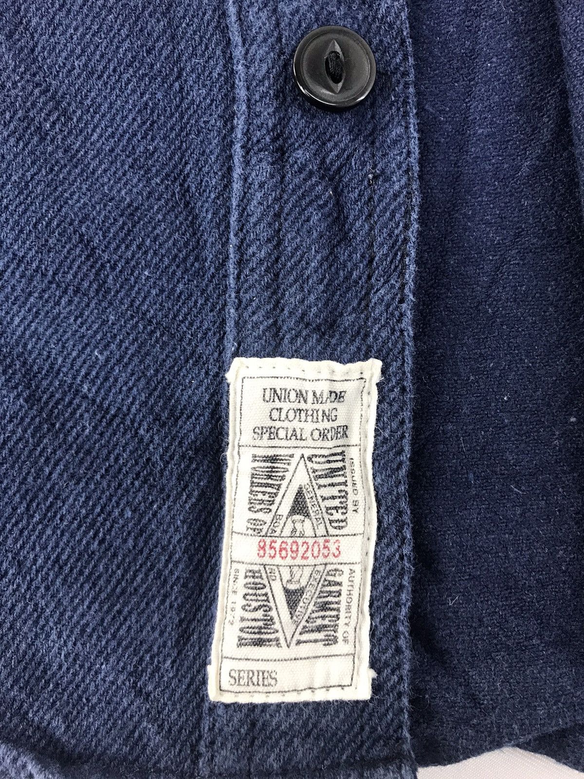 Vintage 90s Houston Union Made Denim Khakis Button Up Shirt K2036j Size US M / EU 48-50 / 2 - 6 Thumbnail