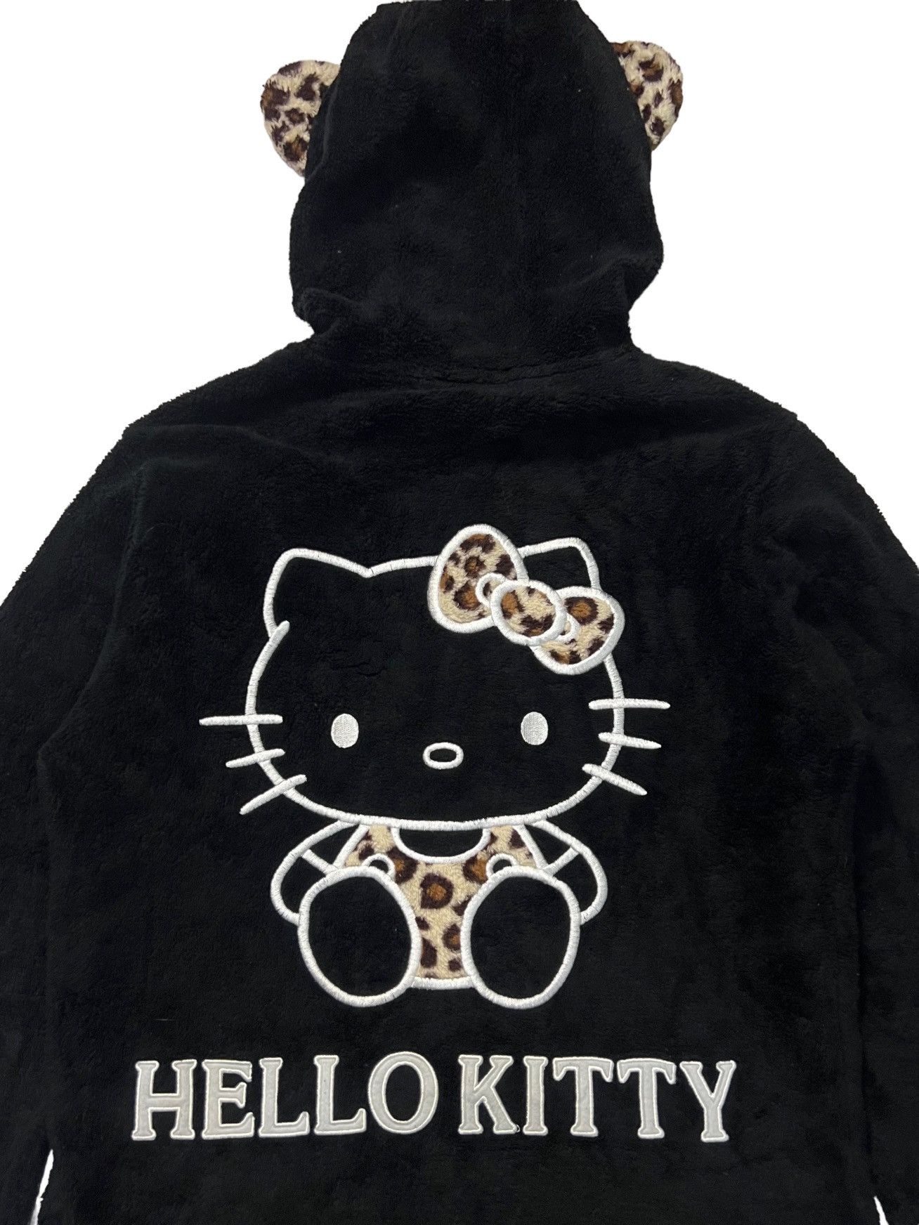 Cartoon Network × Vintage VTG EMBROIDERED HELLO KITTY SANRIO FLEECE HOODIE WITH EAR Size S / US 4 / IT 40 - 10 Thumbnail