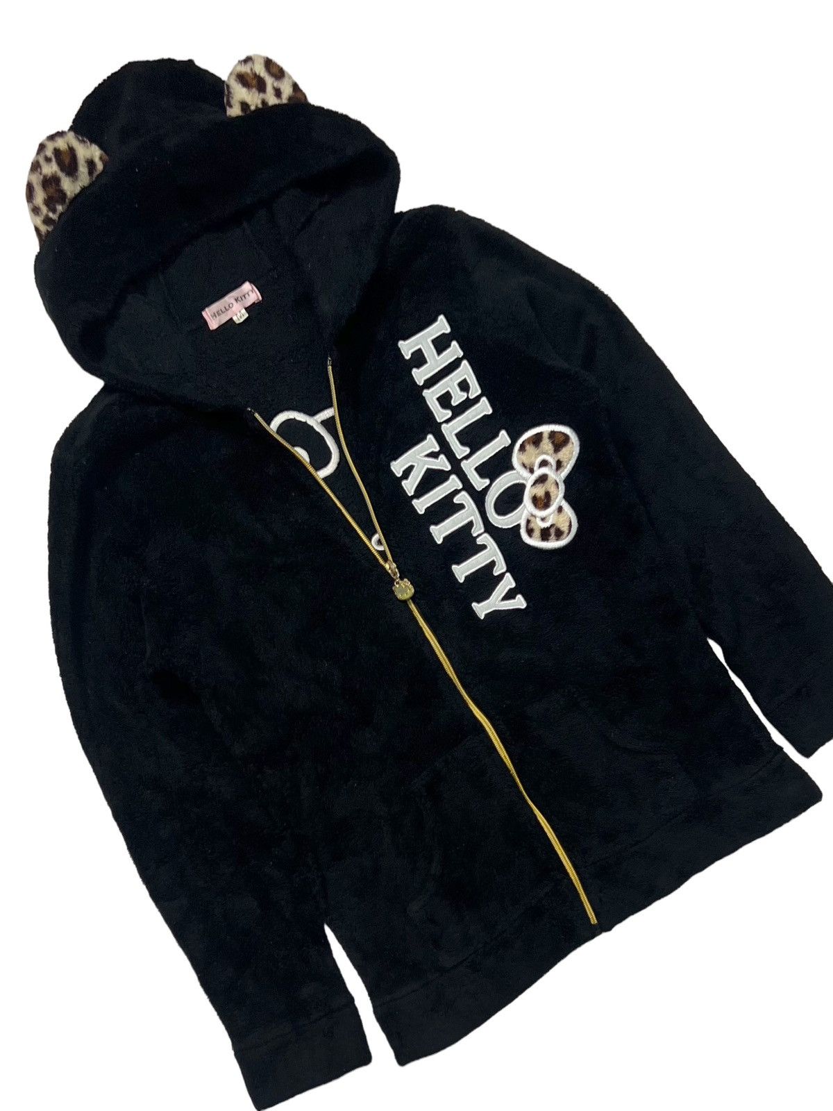 Cartoon Network × Vintage VTG EMBROIDERED HELLO KITTY SANRIO FLEECE HOODIE WITH EAR Size S / US 4 / IT 40 - 9 Thumbnail