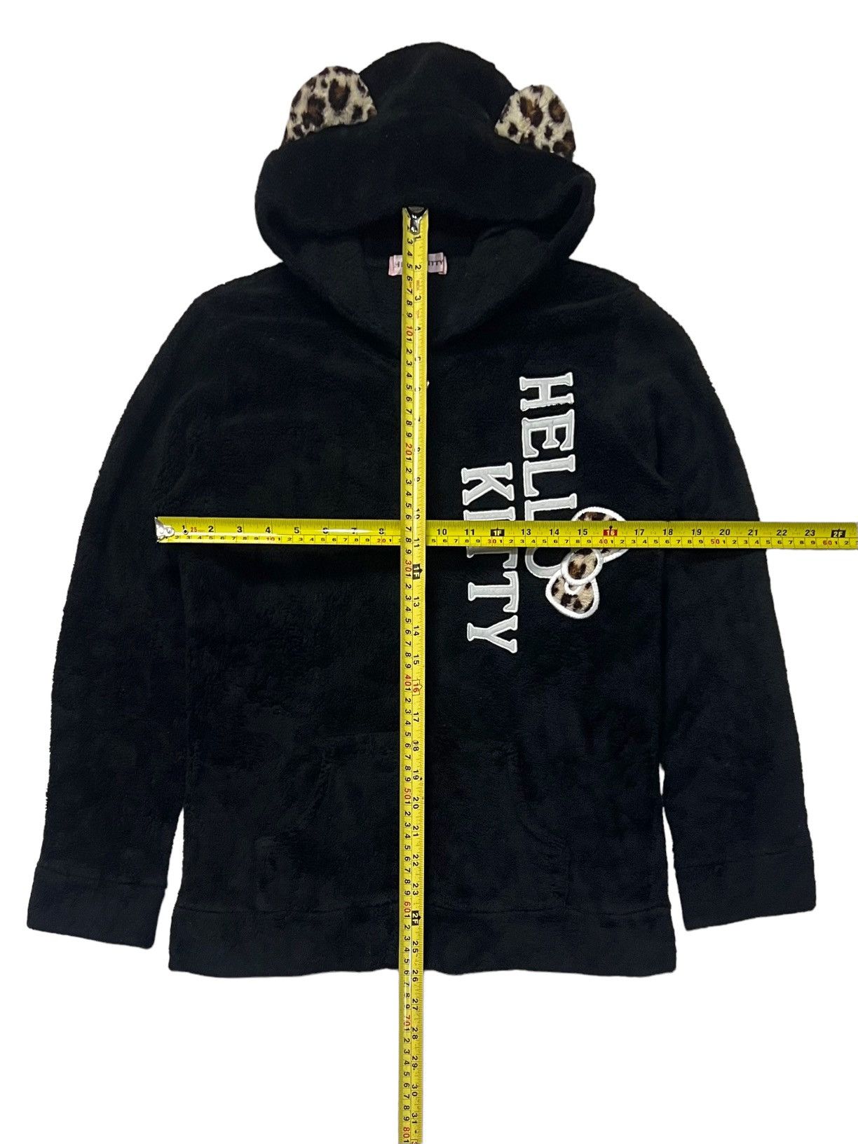 Cartoon Network × Vintage VTG EMBROIDERED HELLO KITTY SANRIO FLEECE HOODIE WITH EAR Size S / US 4 / IT 40 - 18 Thumbnail