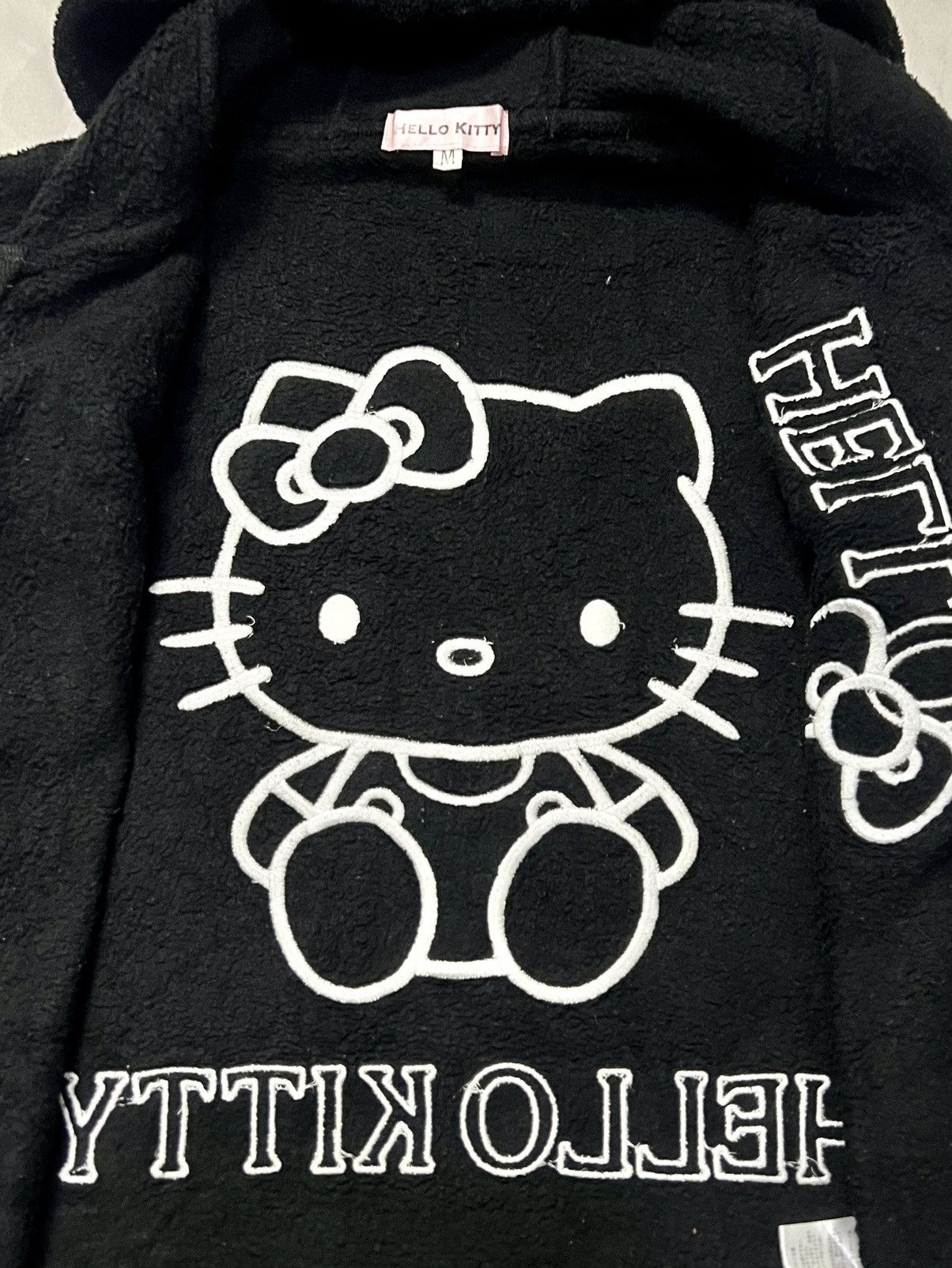 Cartoon Network × Vintage VTG EMBROIDERED HELLO KITTY SANRIO FLEECE HOODIE WITH EAR Size S / US 4 / IT 40 - 17 Thumbnail