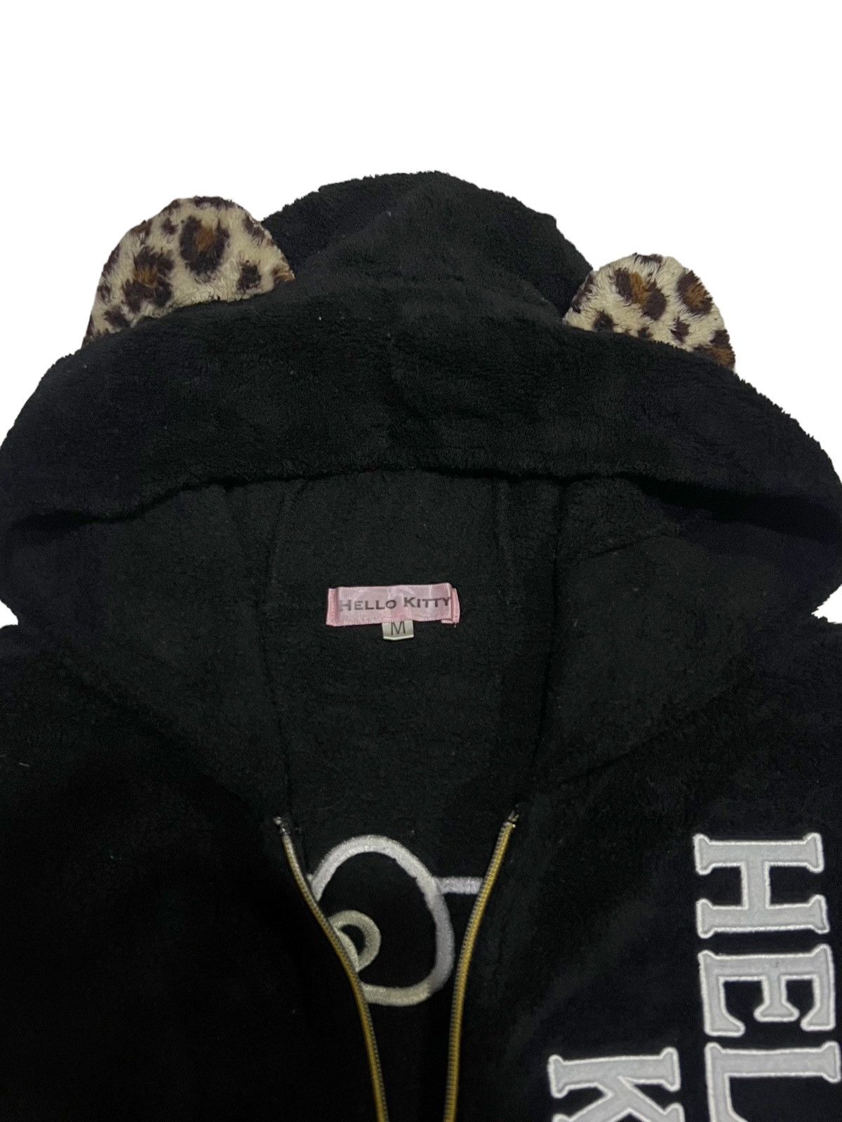 Cartoon Network × Vintage VTG EMBROIDERED HELLO KITTY SANRIO FLEECE HOODIE WITH EAR Size S / US 4 / IT 40 - 6 Thumbnail
