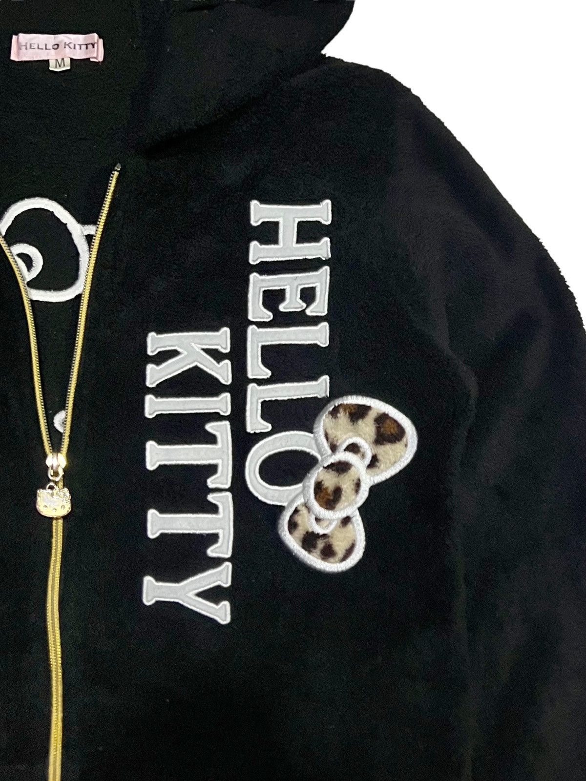 Cartoon Network × Vintage VTG EMBROIDERED HELLO KITTY SANRIO FLEECE HOODIE WITH EAR Size S / US 4 / IT 40 - 7 Thumbnail