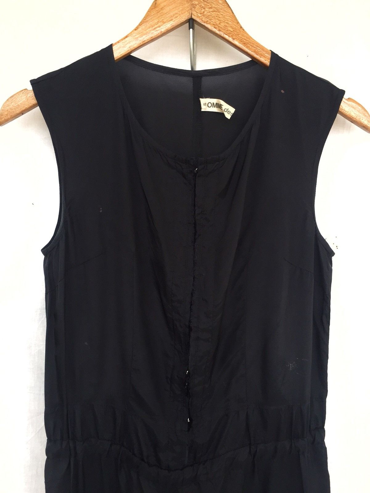 Comme des Garcons ARCHIVE🔥80s Comme des Garçons Sleeveless Jumpsuit Size US 30 / EU 46 - 1 Thumbnail