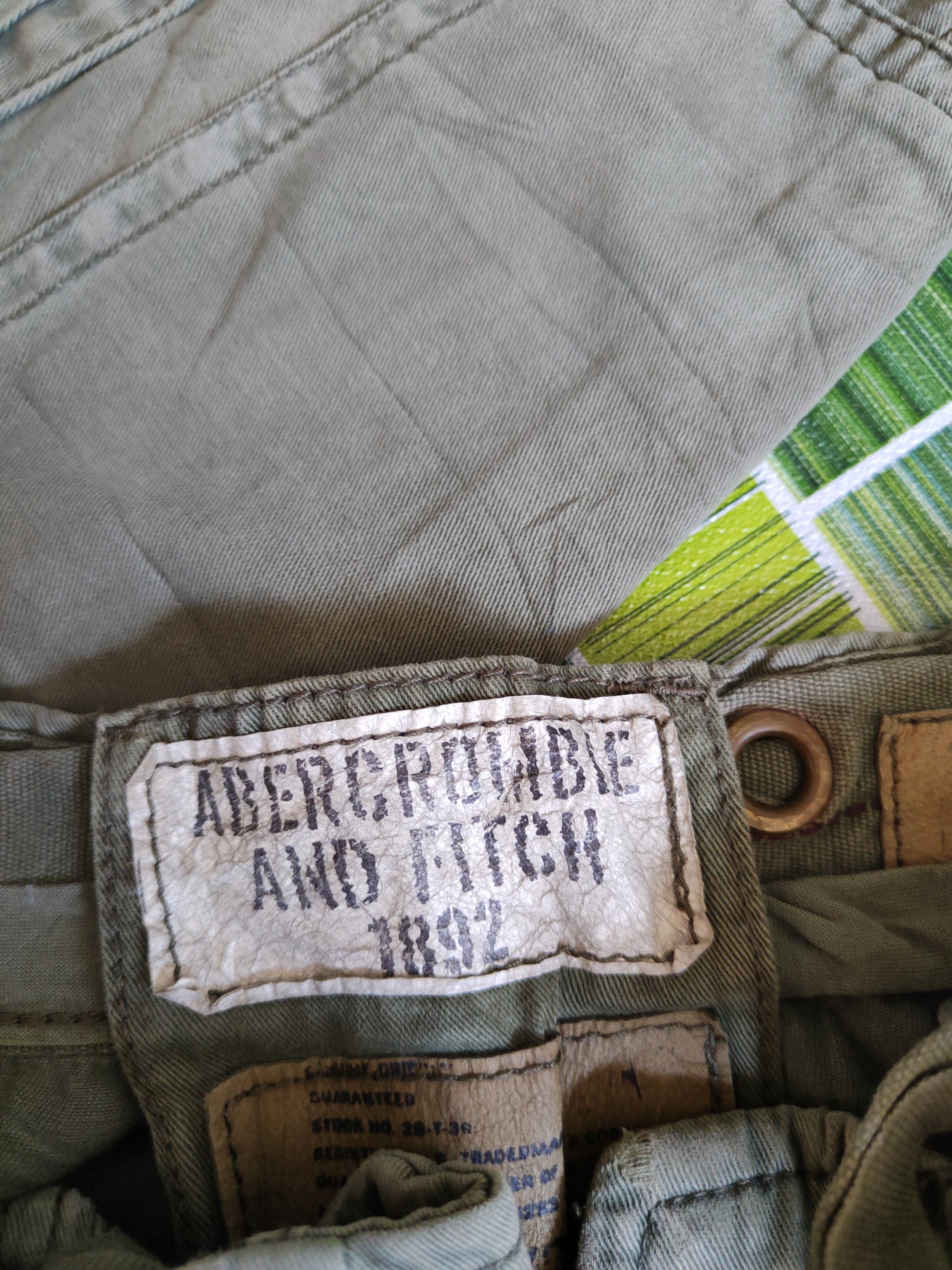 Abercrombie & Fitch Abercrombie & Fitch Multipocket Tactical Cargo Pants #S790DL Size US 34 / EU 50 - 18 Thumbnail