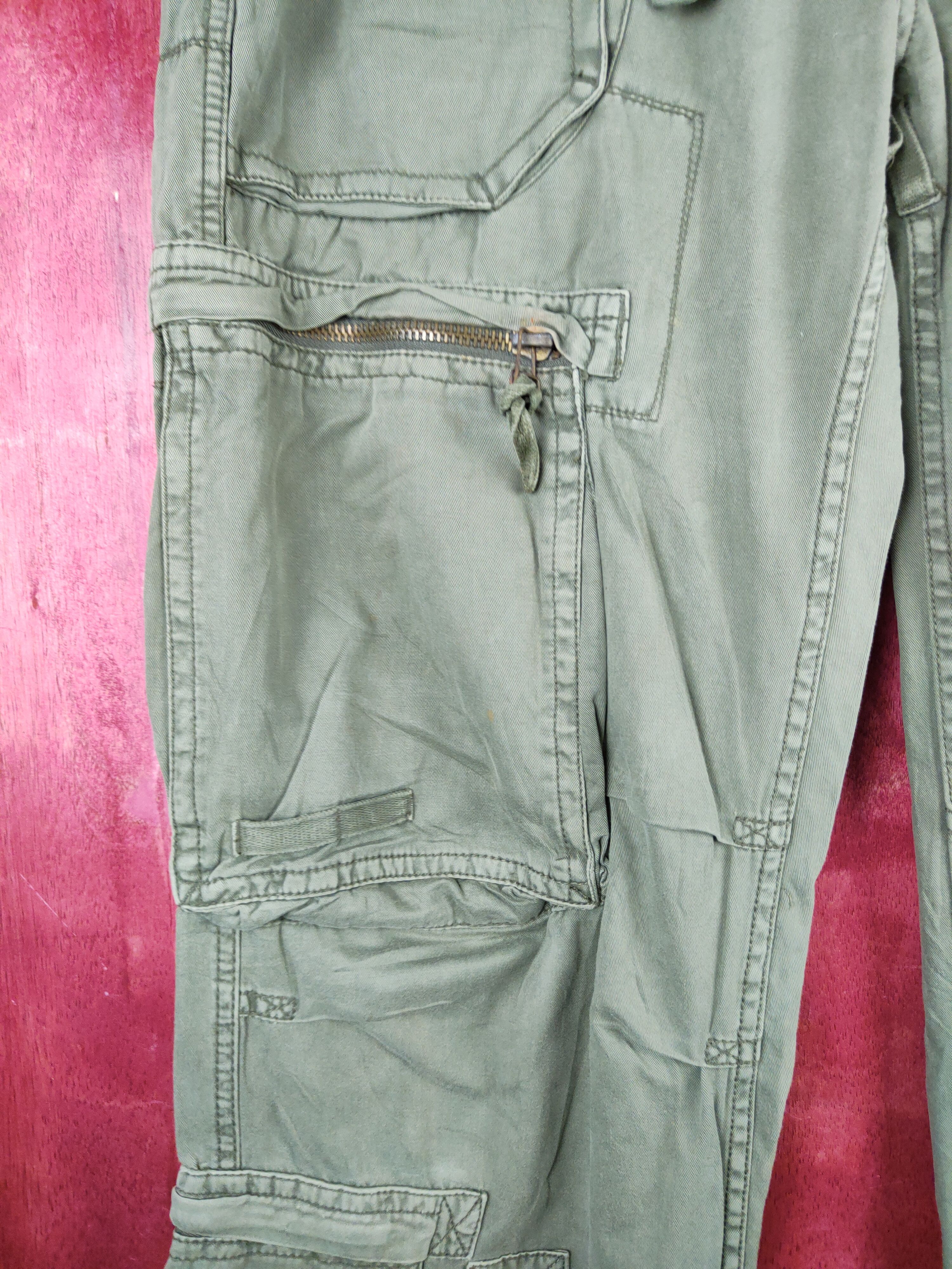 Abercrombie & Fitch Abercrombie & Fitch Multipocket Tactical Cargo Pants #S790DL Size US 34 / EU 50 - 4 Thumbnail