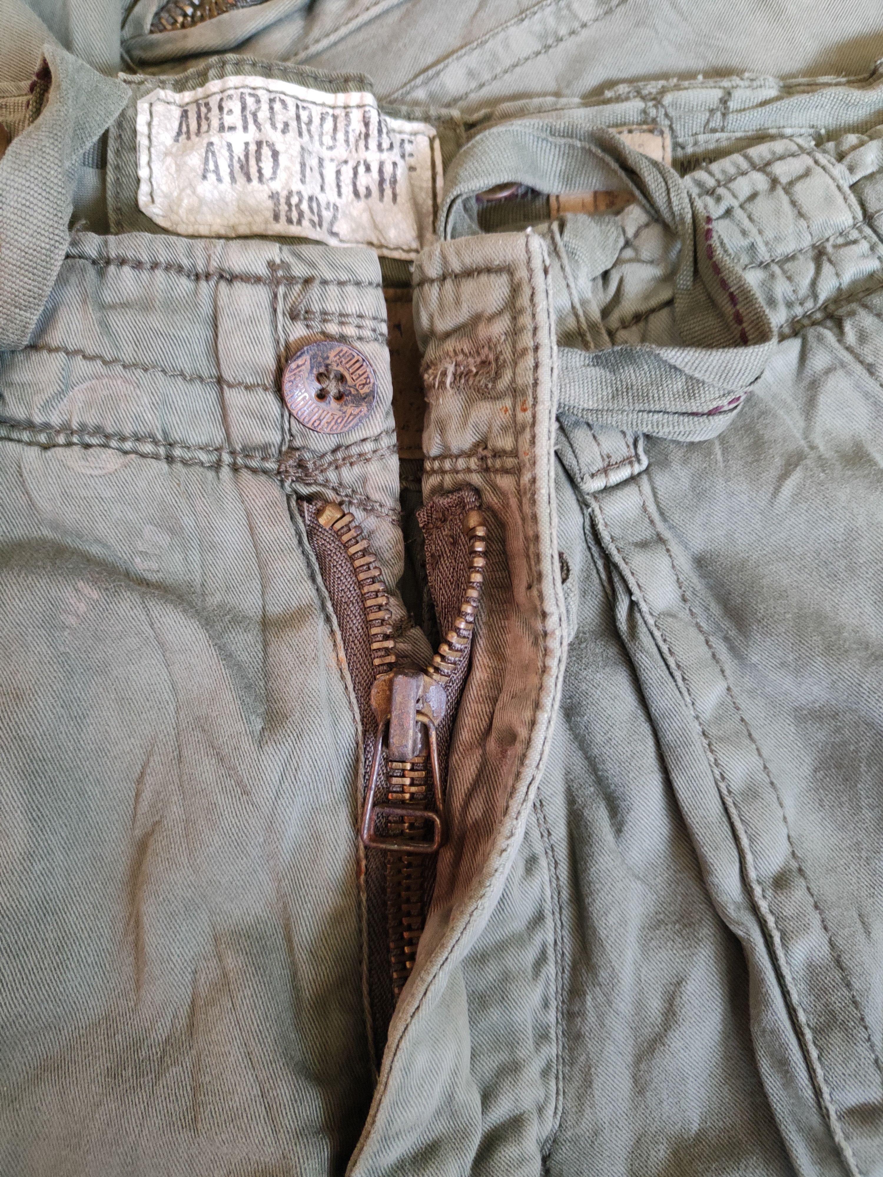Abercrombie & Fitch Abercrombie & Fitch Multipocket Tactical Cargo Pants #S790DL Size US 34 / EU 50 - 16 Thumbnail