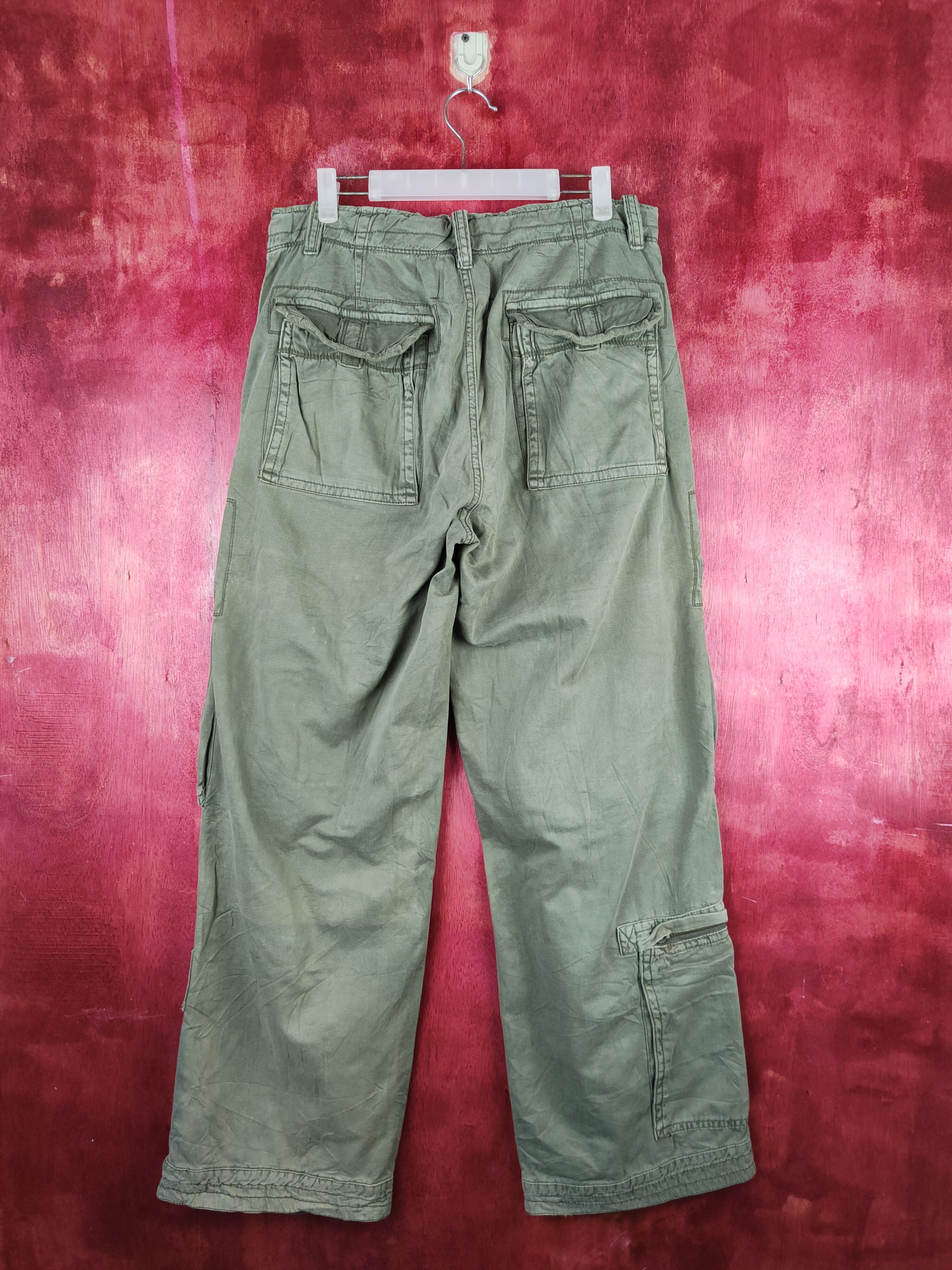 Abercrombie & Fitch Abercrombie & Fitch Multipocket Tactical Cargo Pants #S790DL Size US 34 / EU 50 - 11 Thumbnail