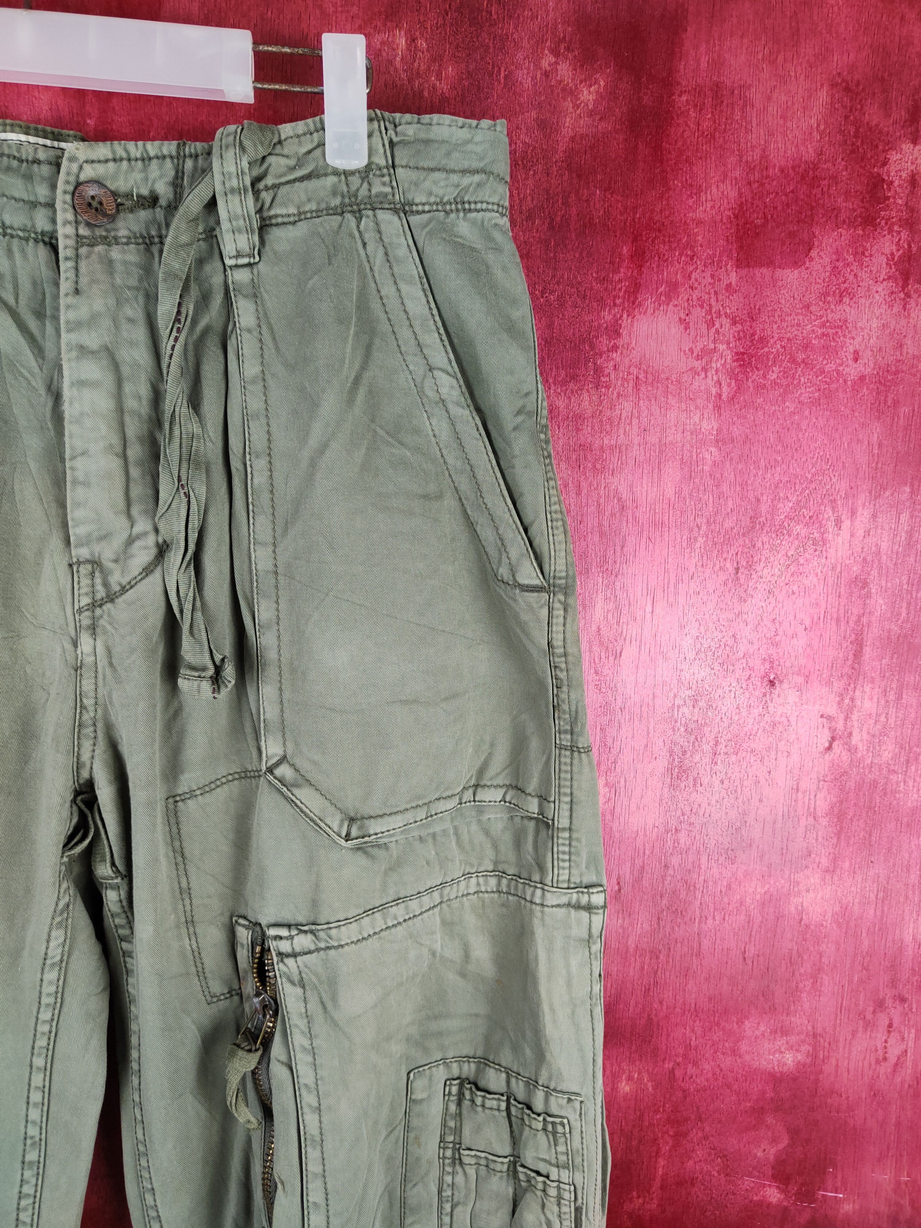 Abercrombie & Fitch Abercrombie & Fitch Multipocket Tactical Cargo Pants #S790DL Size US 34 / EU 50 - 7 Thumbnail