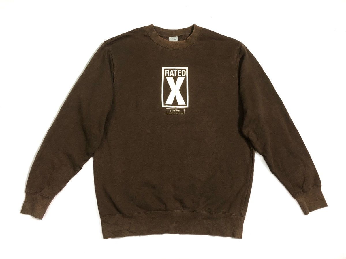 Nike X-Rated NIKE Sweatshirt X-Training Big Logo Sz XL Size US XL / EU 56 / 4 - 3 Thumbnail