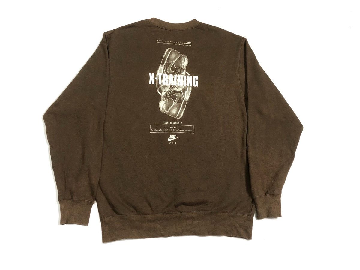 Nike X-Rated NIKE Sweatshirt X-Training Big Logo Sz XL Size US XL / EU 56 / 4 - 1 Thumbnail