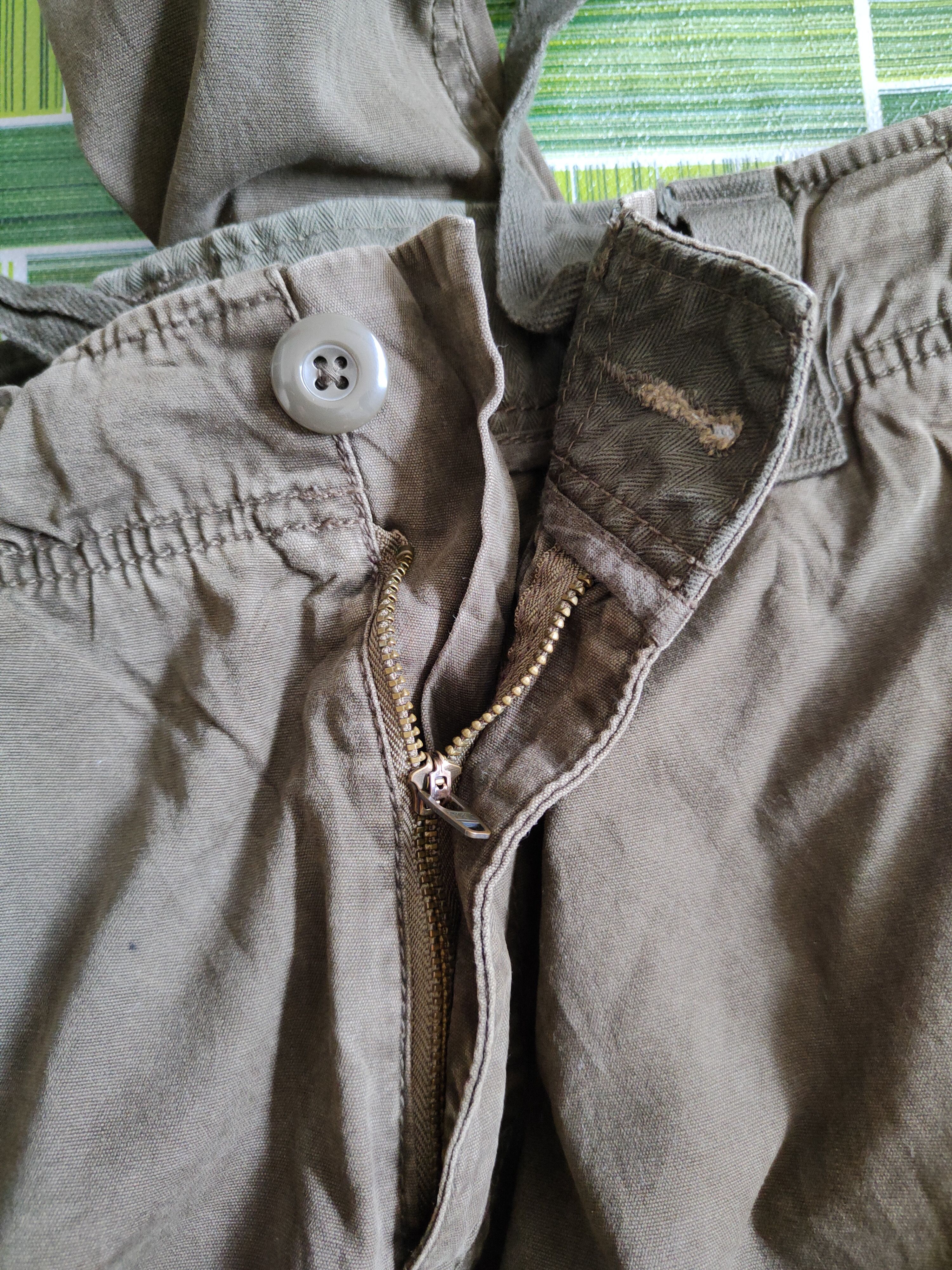 Japanese Brand Militia Dark Olive Multipocket Tactical Cargo Pants #S780DL Size US 30 / EU 46 - 12 Thumbnail