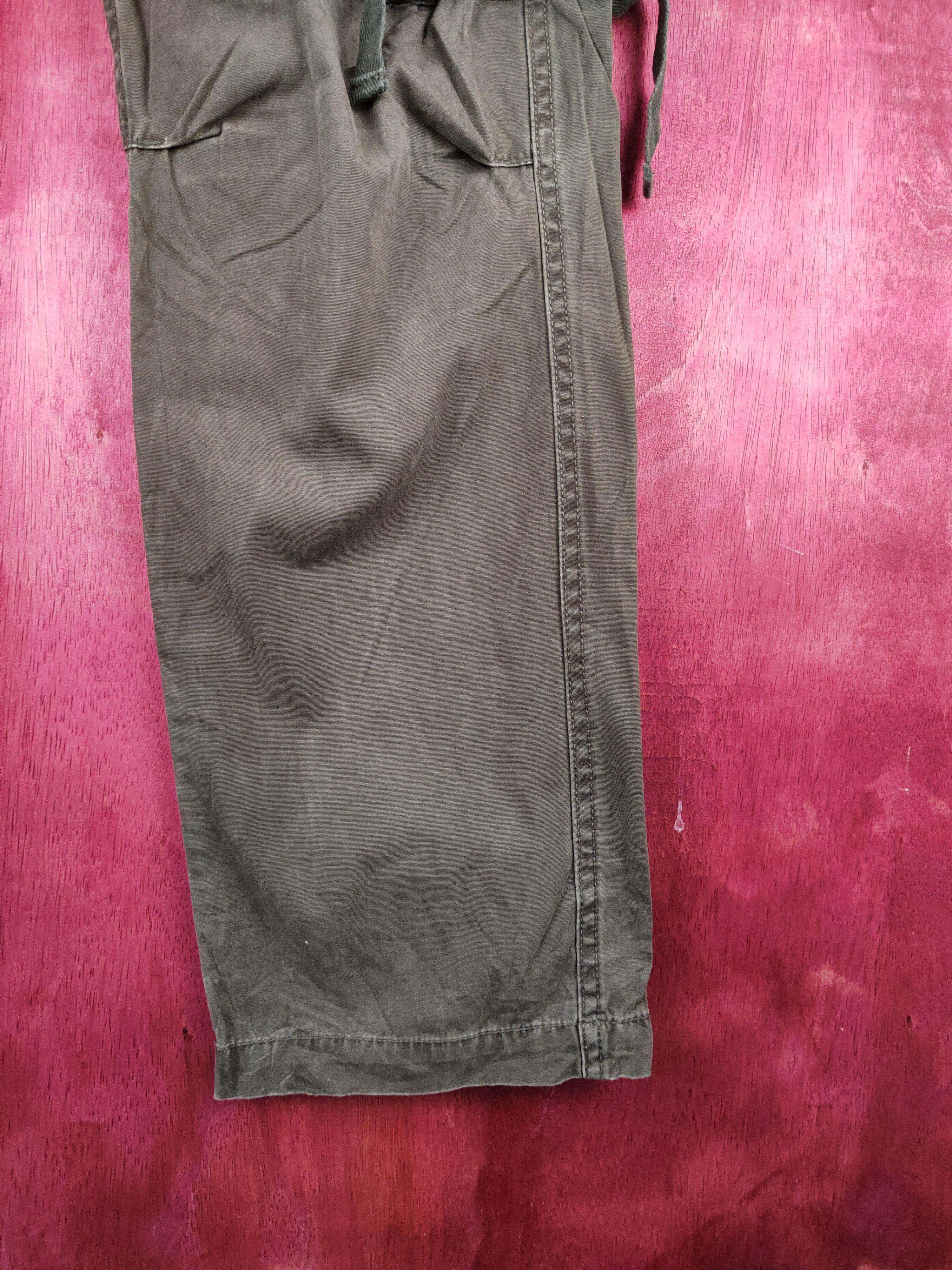 Japanese Brand Militia Dark Olive Multipocket Tactical Cargo Pants #S780DL Size US 30 / EU 46 - 6 Thumbnail