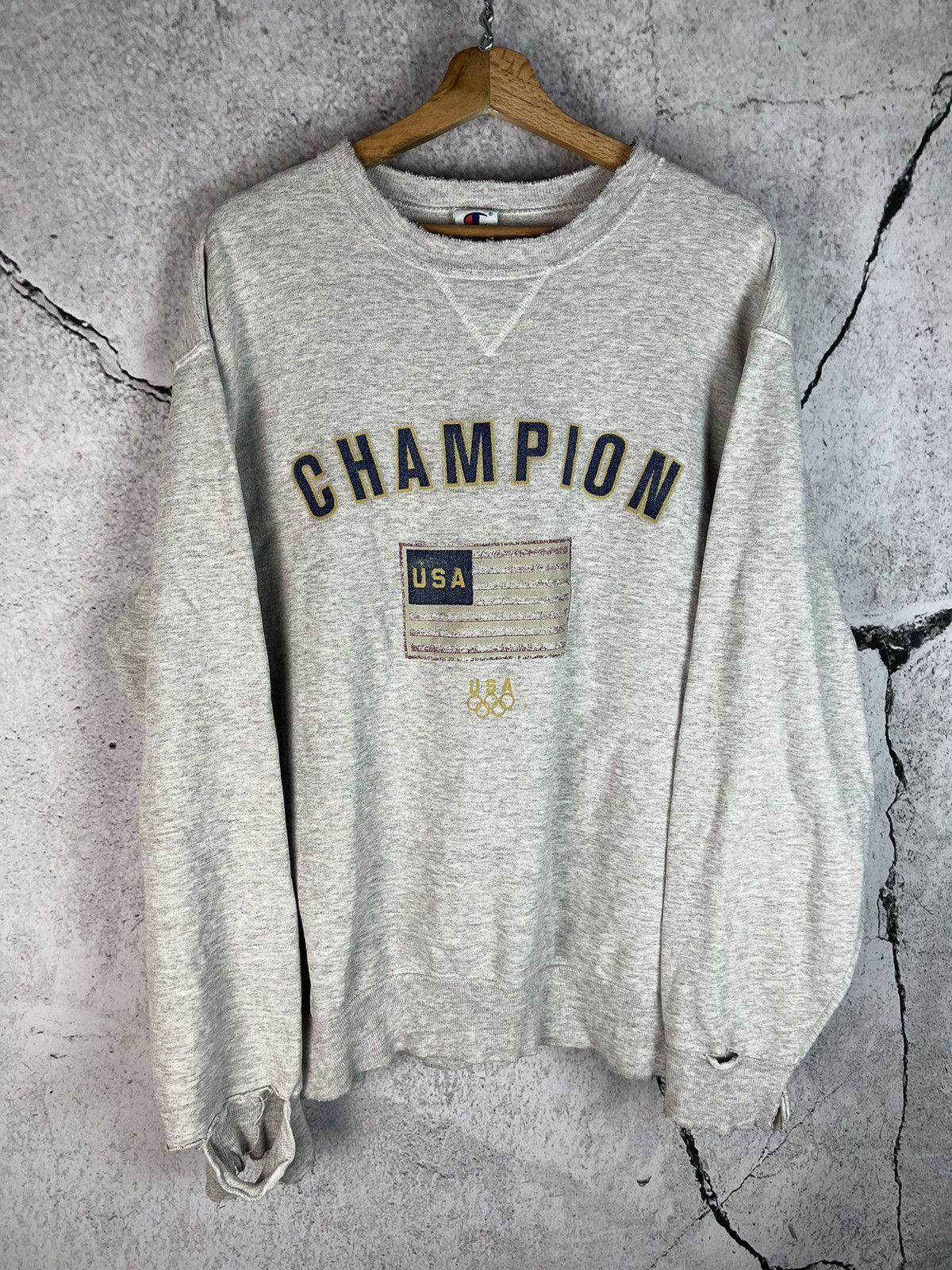 Champion Champion USA Olympic Vintage sweatshirt Size US XL / EU 56 / 4 - 1 Thumbnail
