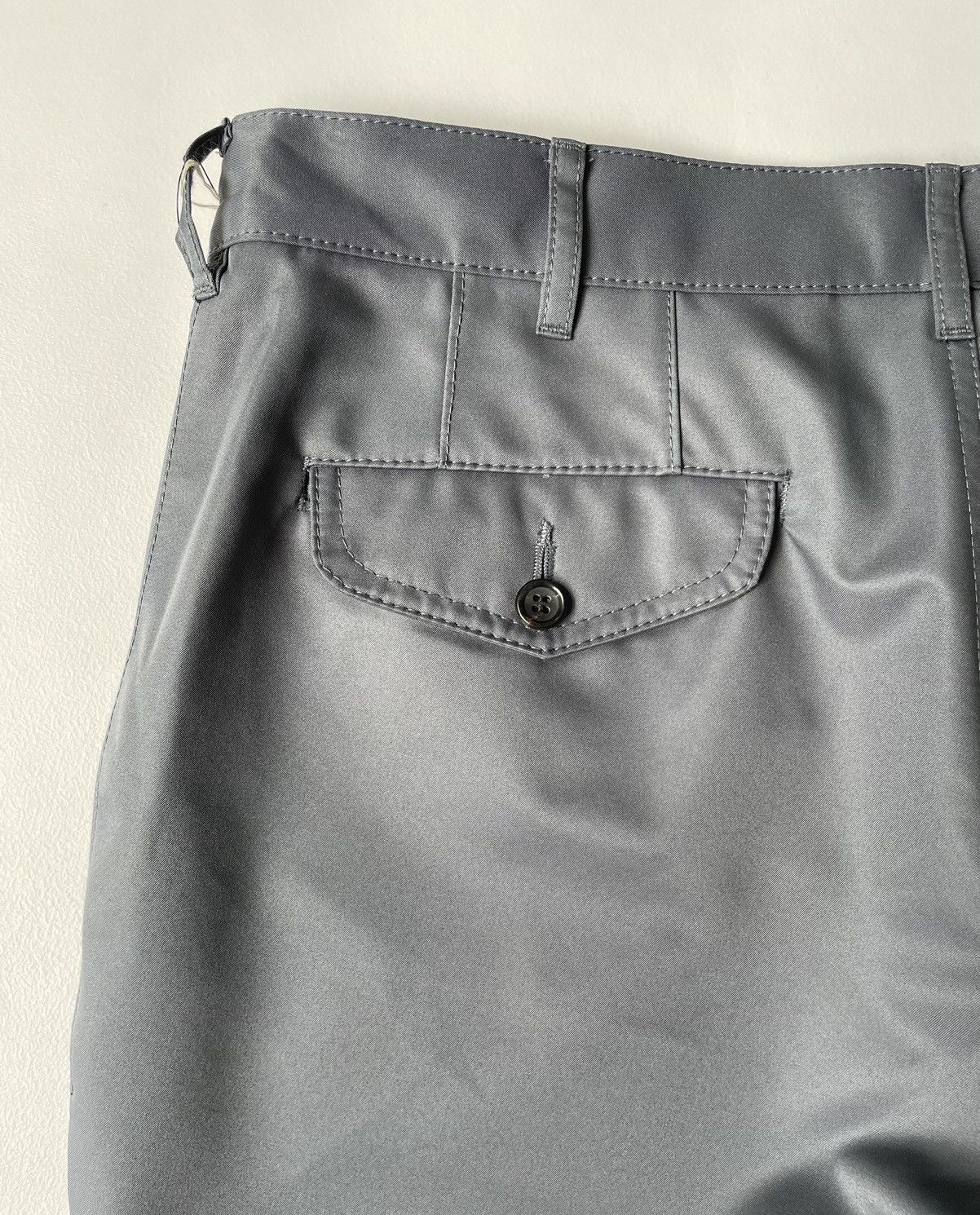 Comme des Garcons Homme Plus A/W 05 Gray Nylon Trousers Size US 32 / EU 48 - 12 Thumbnail