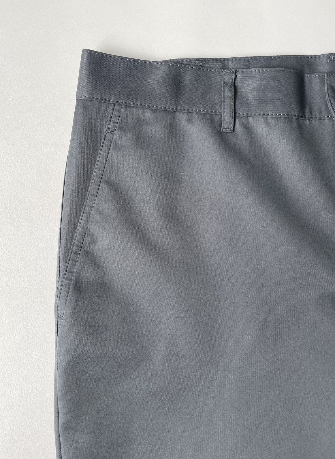 Comme des Garcons Homme Plus A/W 05 Gray Nylon Trousers Size US 32 / EU 48 - 2 Thumbnail