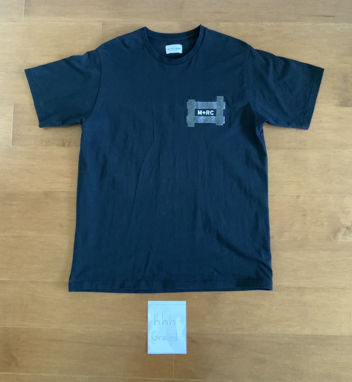 M+Rc Noir M+RC Black Tee Size US L / EU 52-54 / 3 - 2 Thumbnail