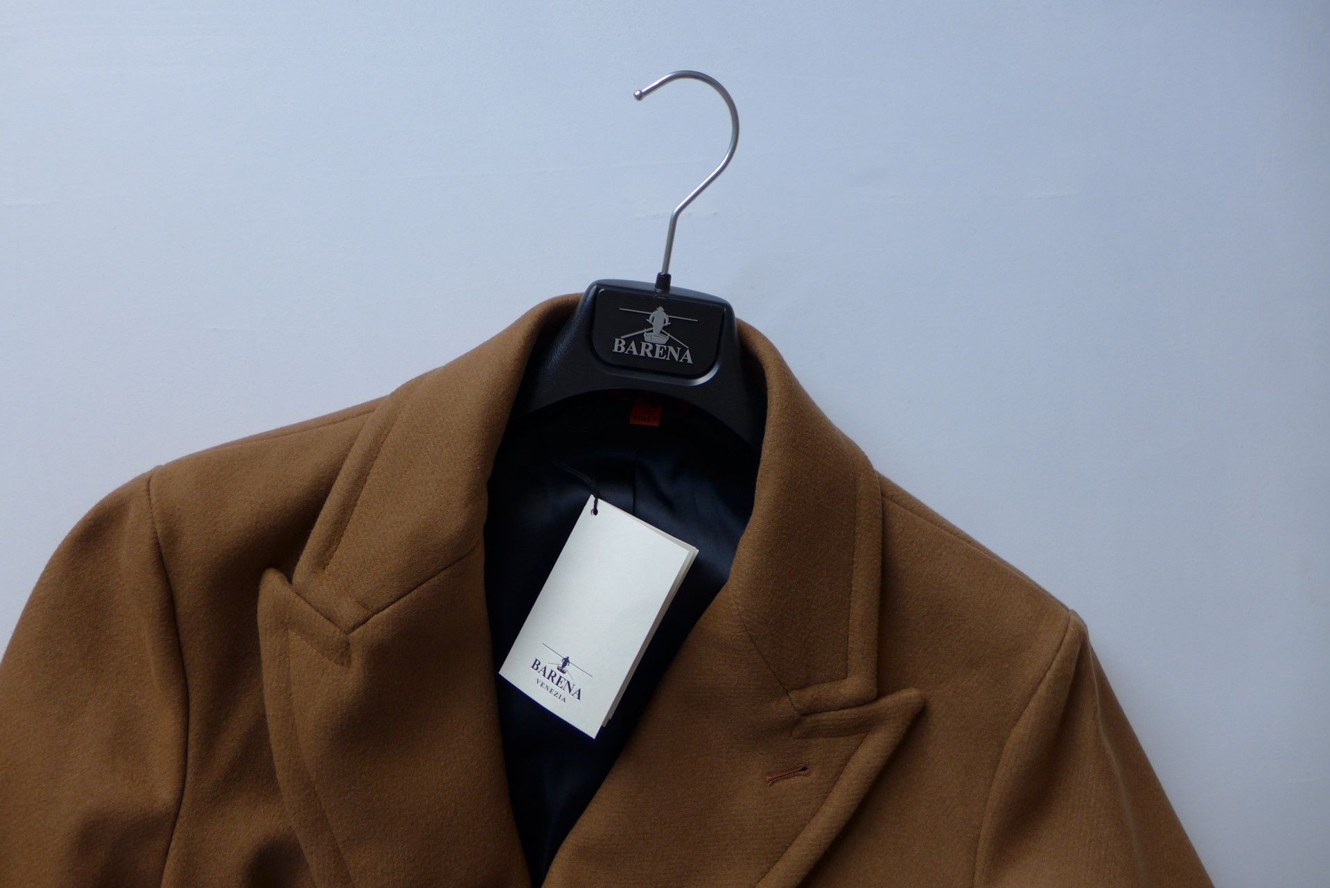 Barena Barena Petrone Double Breasted Overcoat - Camel Wool Size US L / EU 52-54 / 3 - 4 Thumbnail