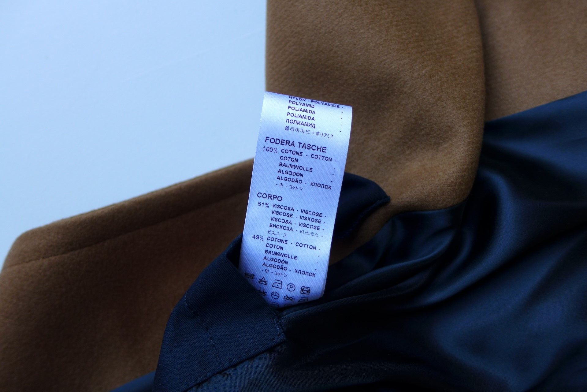 Barena Barena Petrone Double Breasted Overcoat - Camel Wool Size US L / EU 52-54 / 3 - 11 Thumbnail